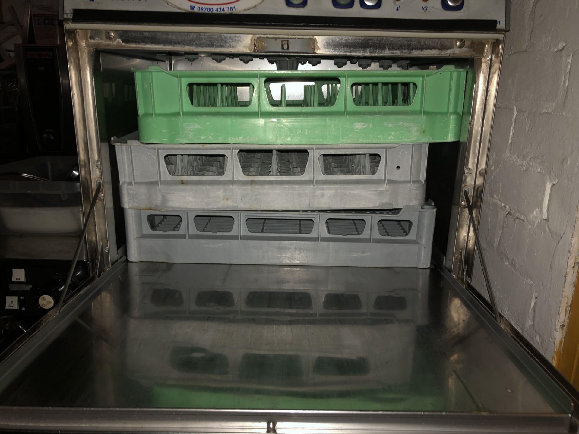 CLENAWARE GLASS WASHER (PARTS MISSING) - Image 2 of 2