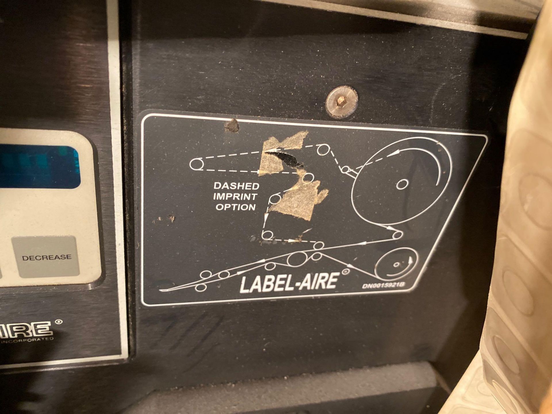 Lable-Aire Labeling Machine on Stand - Image 8 of 8
