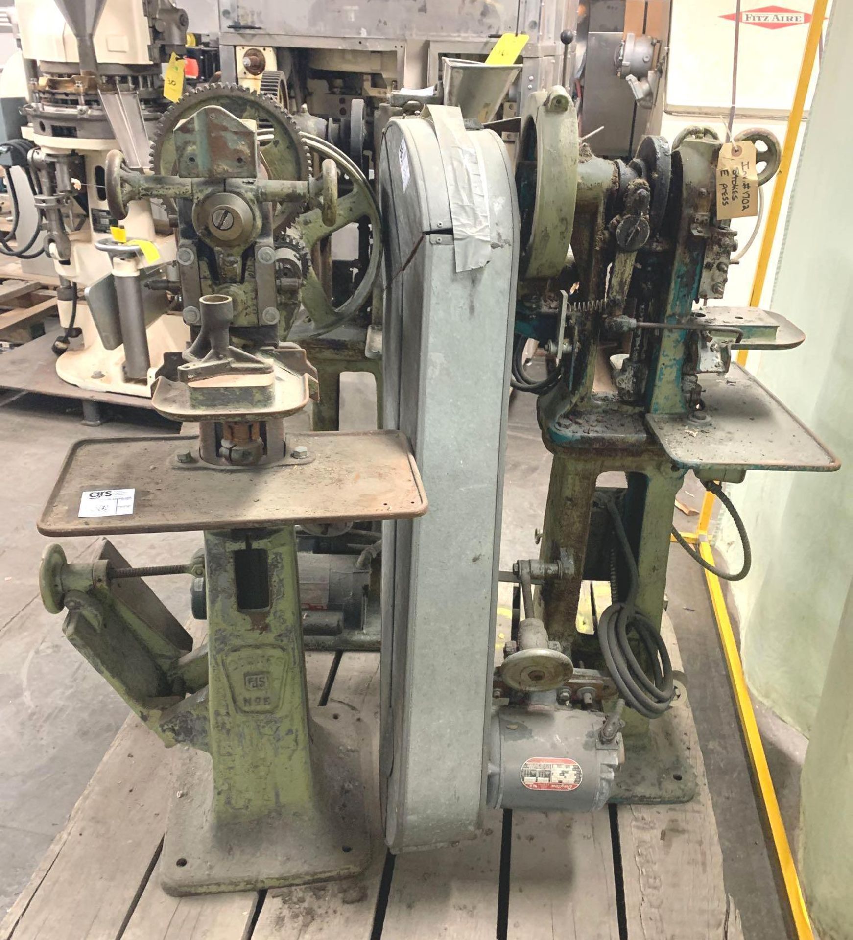 (3) Stokes Model E Tablet Presses - Sold For Parts