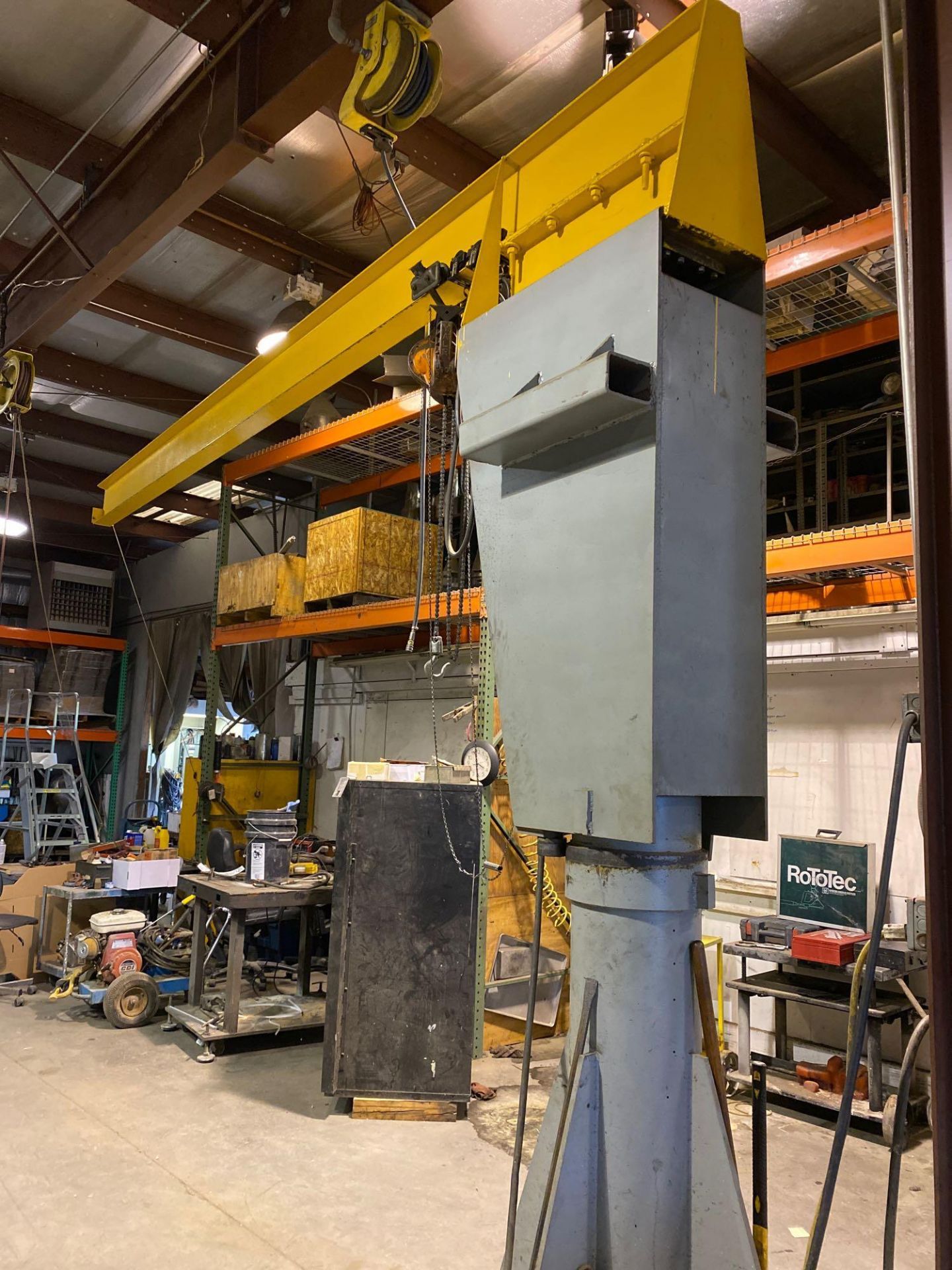 Over Head Jib Crane with Shannon Hoist and Yale Pulley System - Bild 5 aus 13