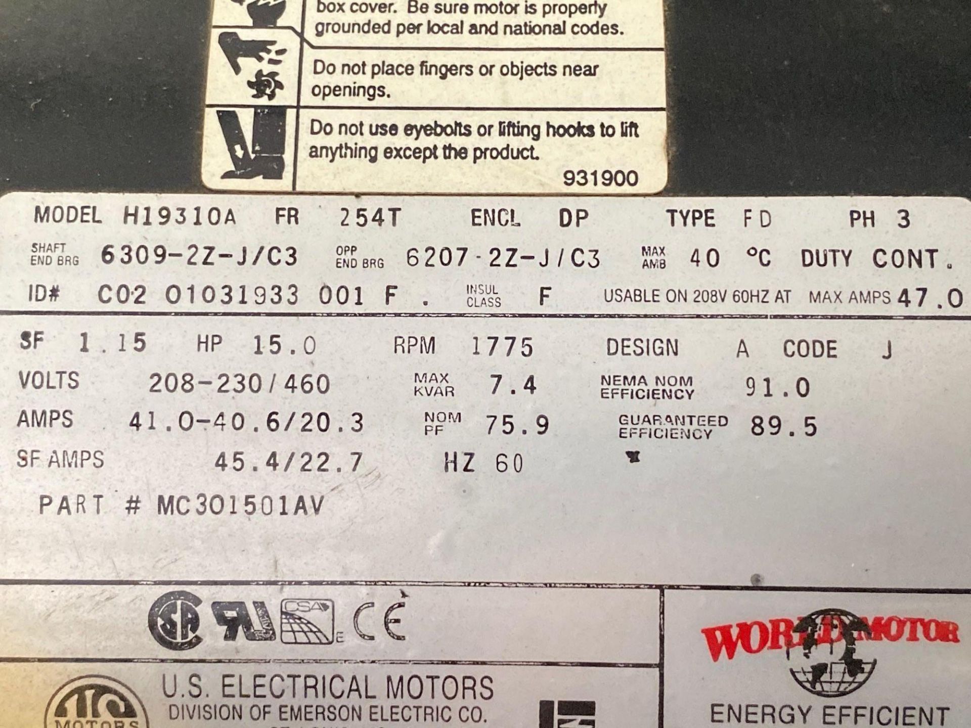 Cast Iron Series Speed Aire Compressor - Image 5 of 7