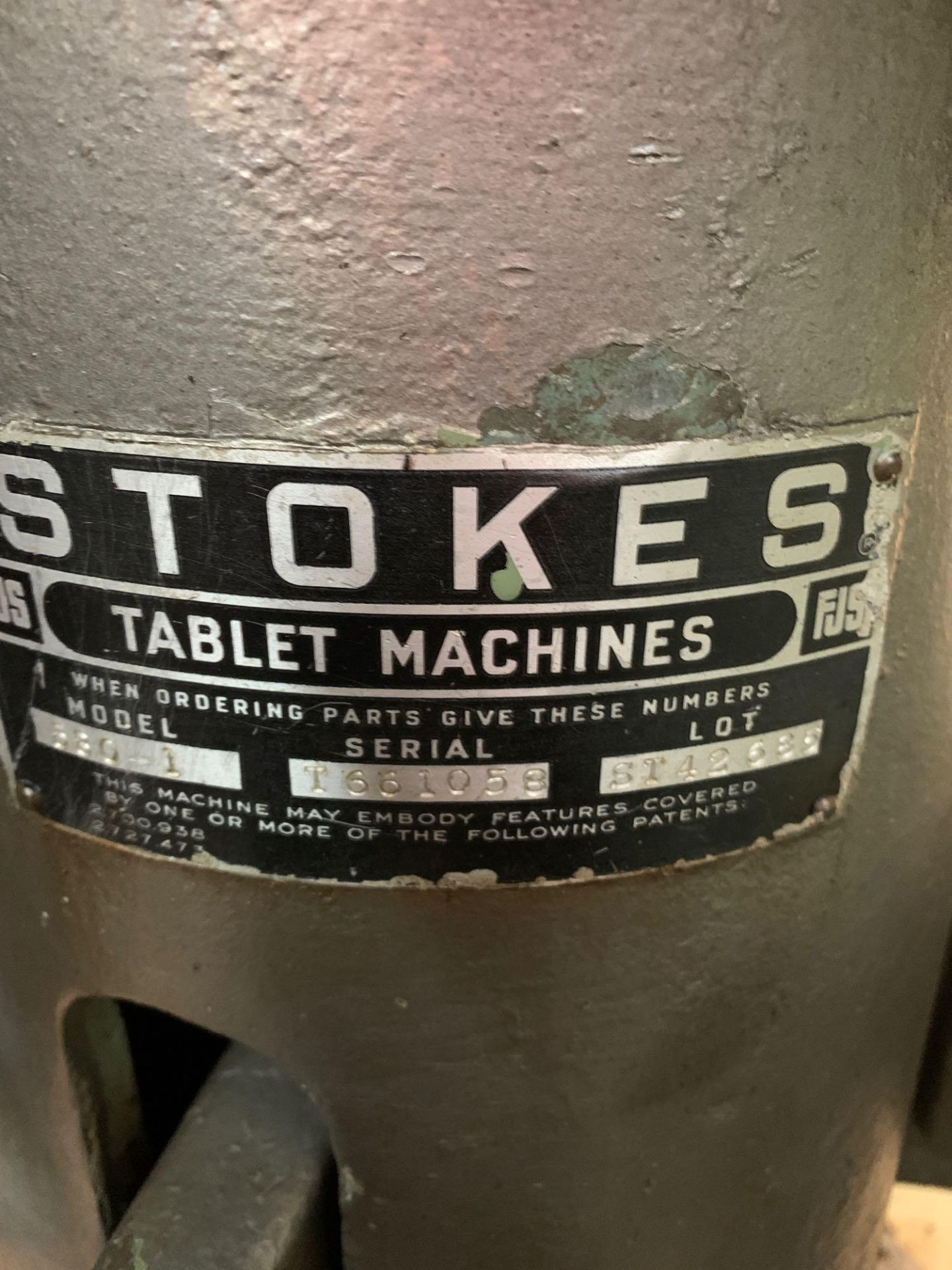 Stokes 580-1, 35 Station Tablet Press - Image 3 of 10