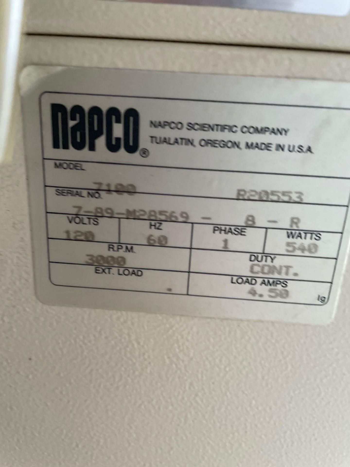 Napco Incubator - Image 3 of 4