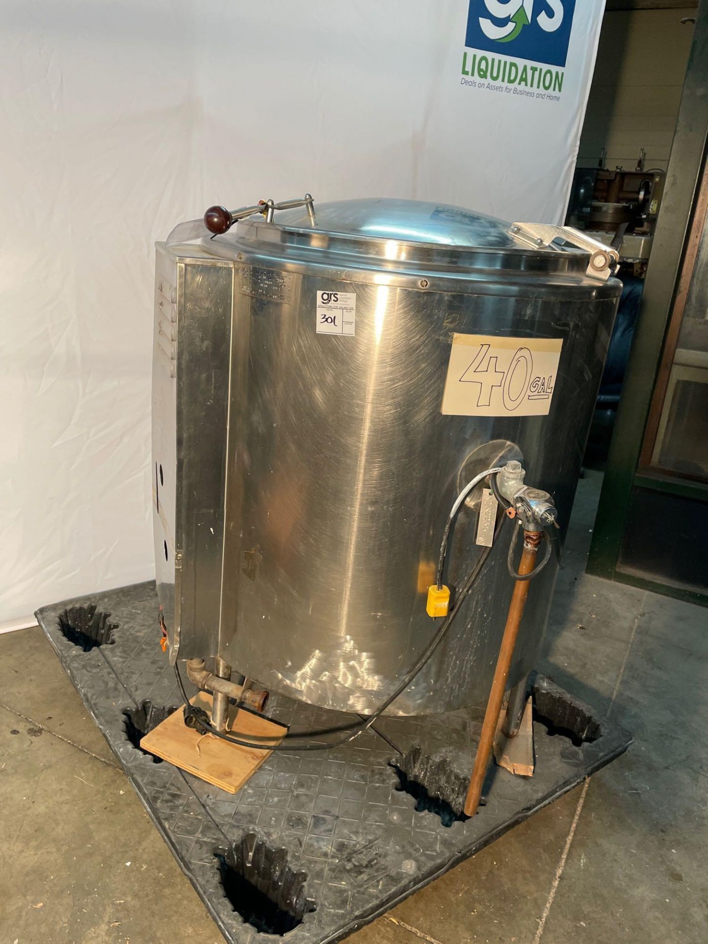 Groen 40Gal Jacketed Kettle - Image 2 of 4