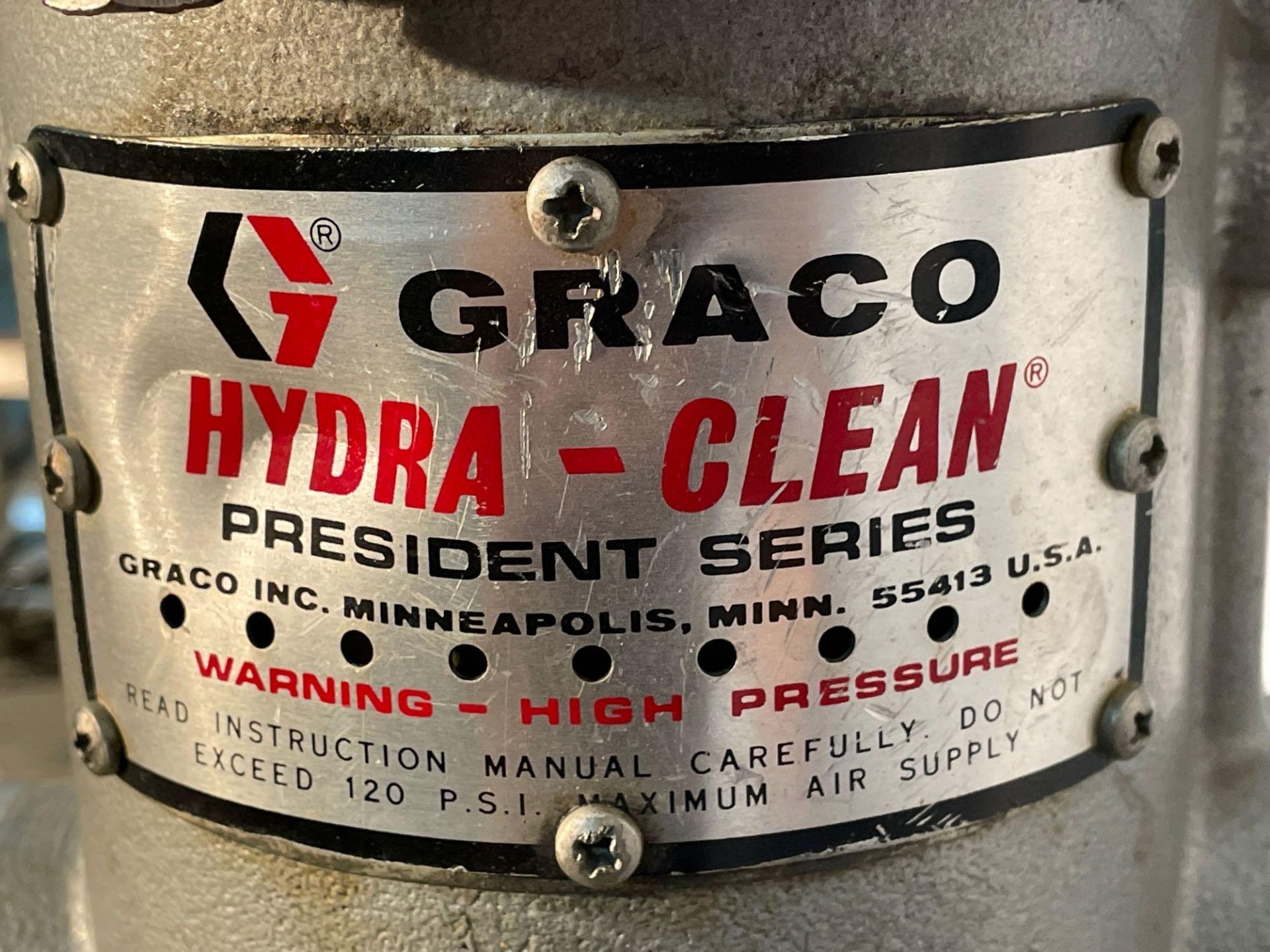 Graco Hydra-Clean President Series Air Pump - Image 5 of 5