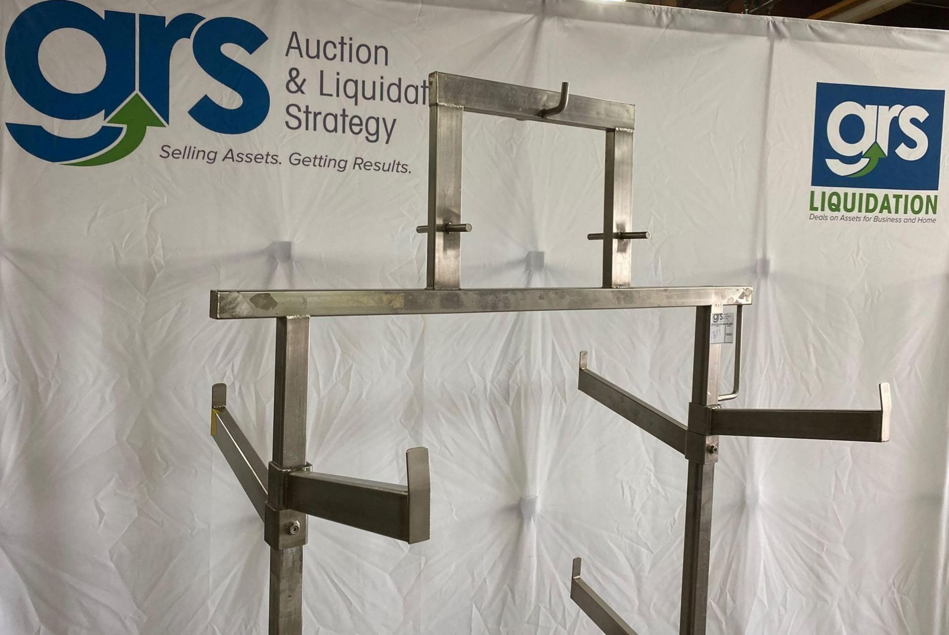Aluminium Mobil Tool Cart , Pallet of Lighting Mixers and Clamps, (3) Mixing Blades - Image 11 of 12