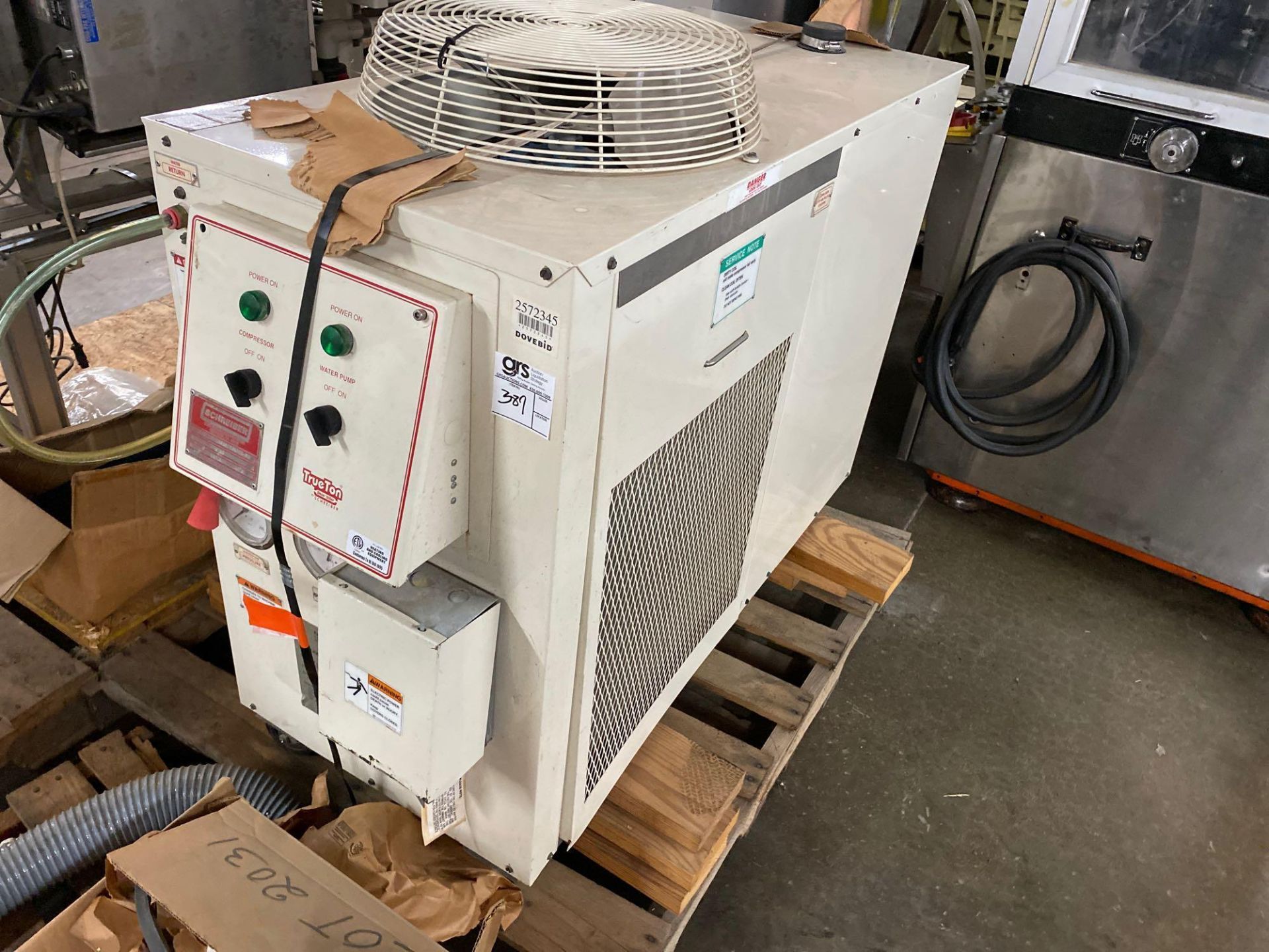 True Ton Water Chiller and Pump