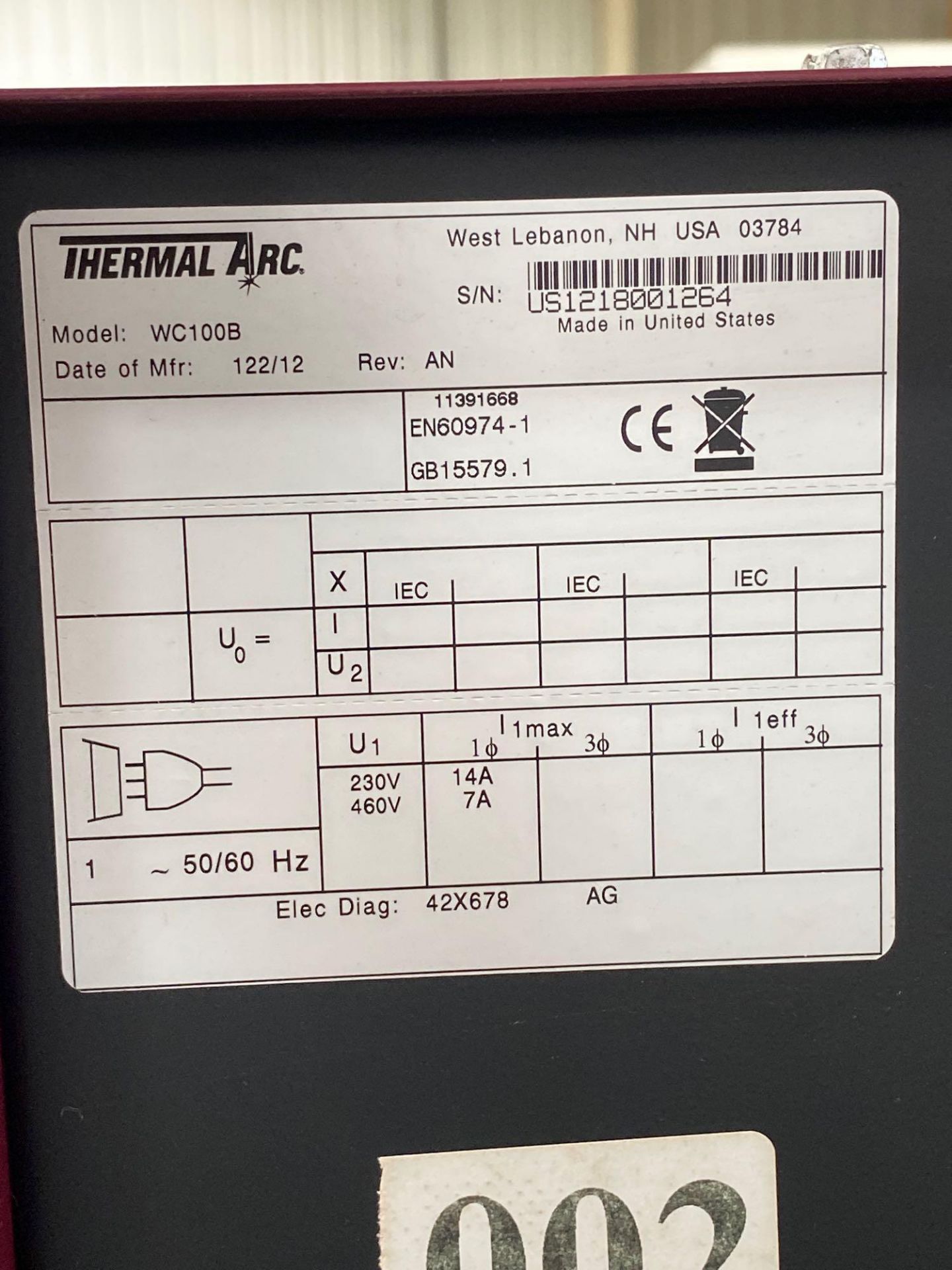 Thermal Art Plasma Welder - Image 8 of 9