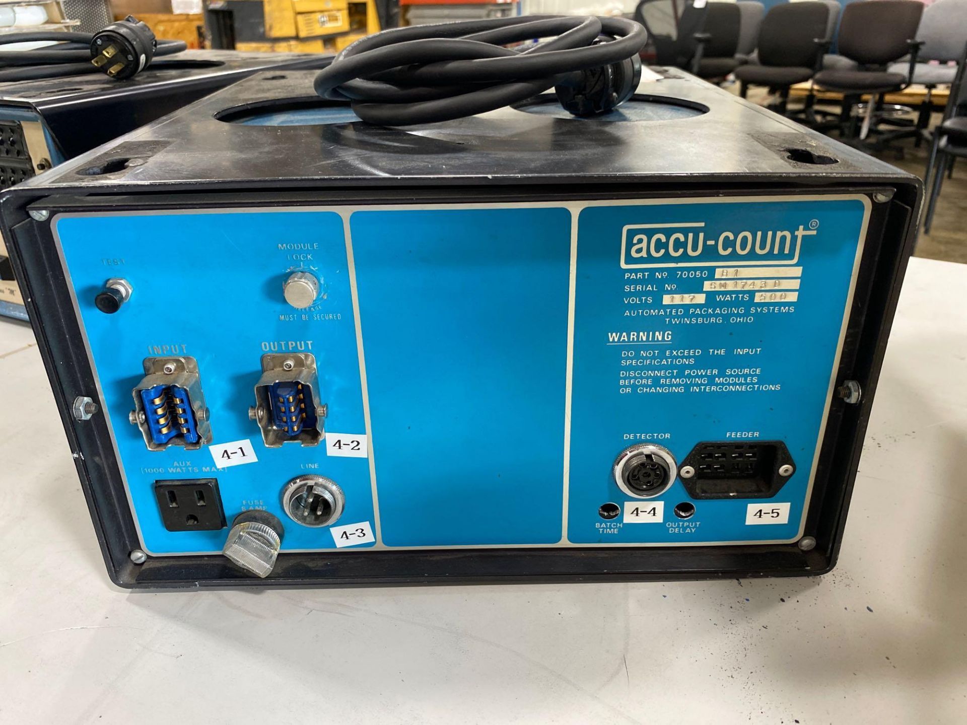 Accu-Count Series M Control Box 70050B1 - Image 4 of 5