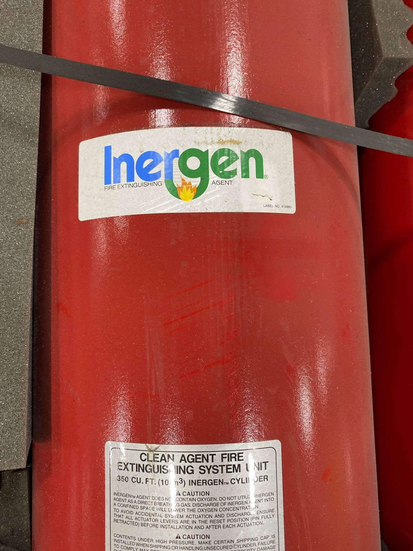 Ansul Inergen Clean Agent Fire Extinguishing System Fire Suppression Tanks - Image 4 of 4