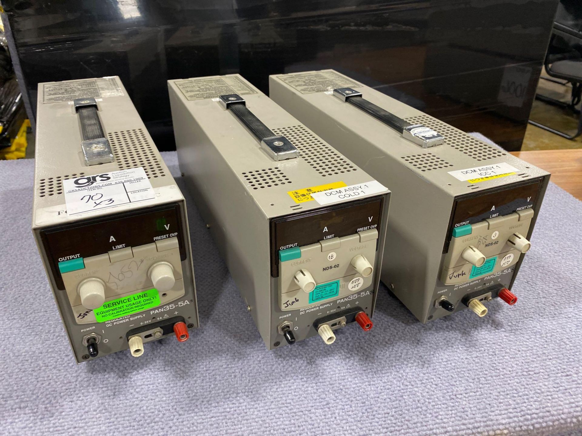 Kikusui Regulated DC Power Supplies DC 0-35V 5A