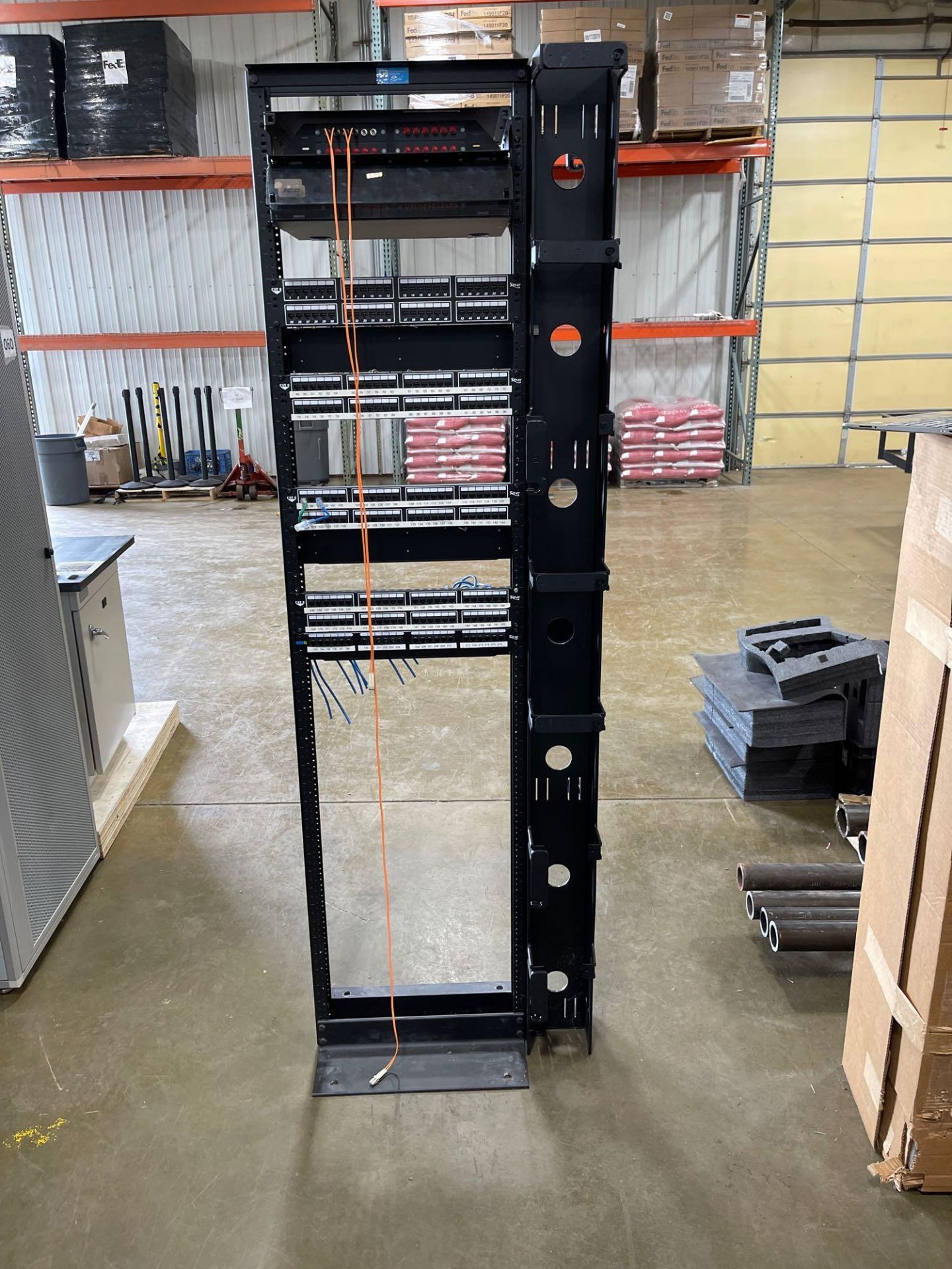 BPI Punch Down Panel Rack