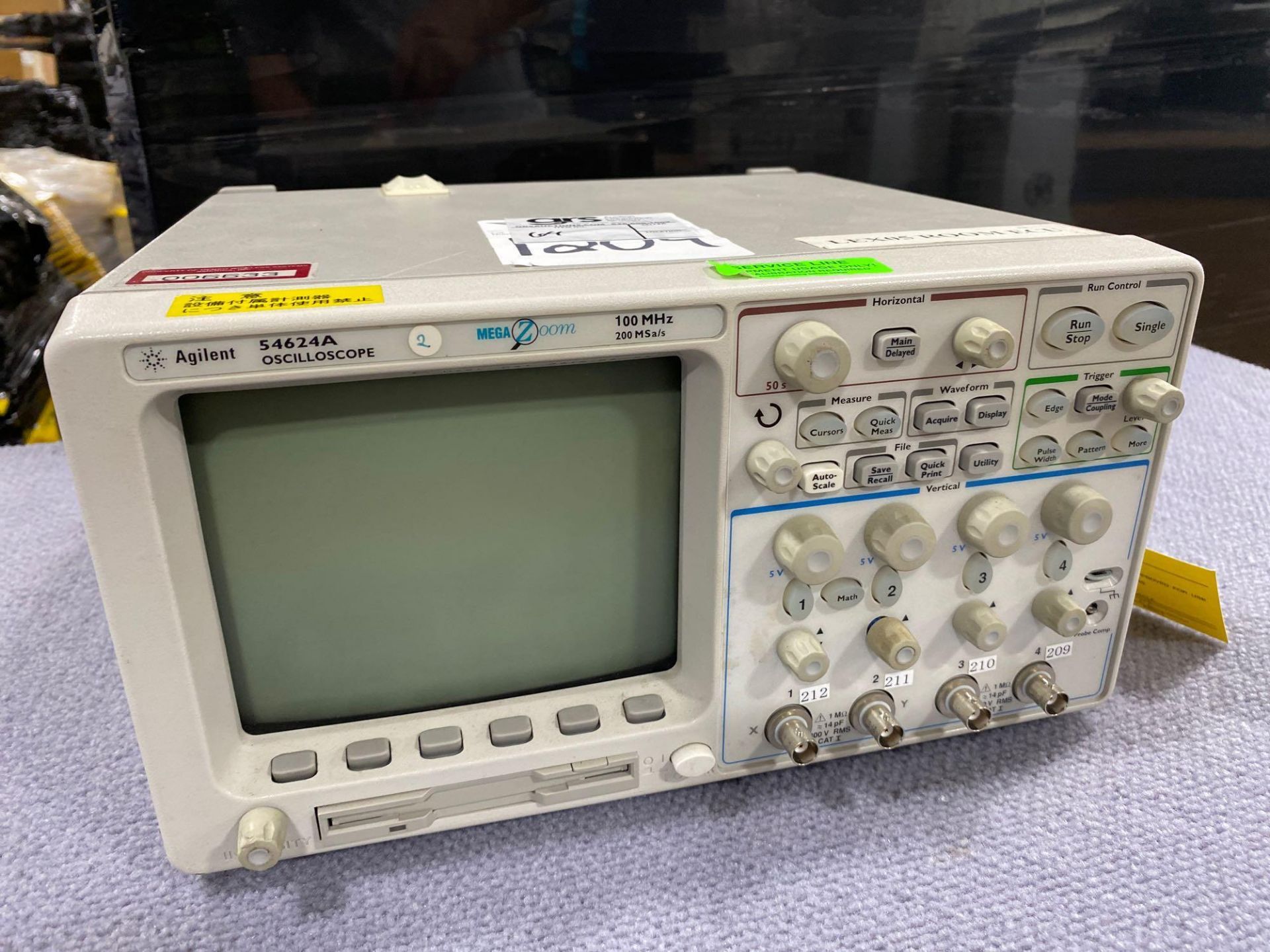 Agilent Oscilloscope, Mega ZOOM