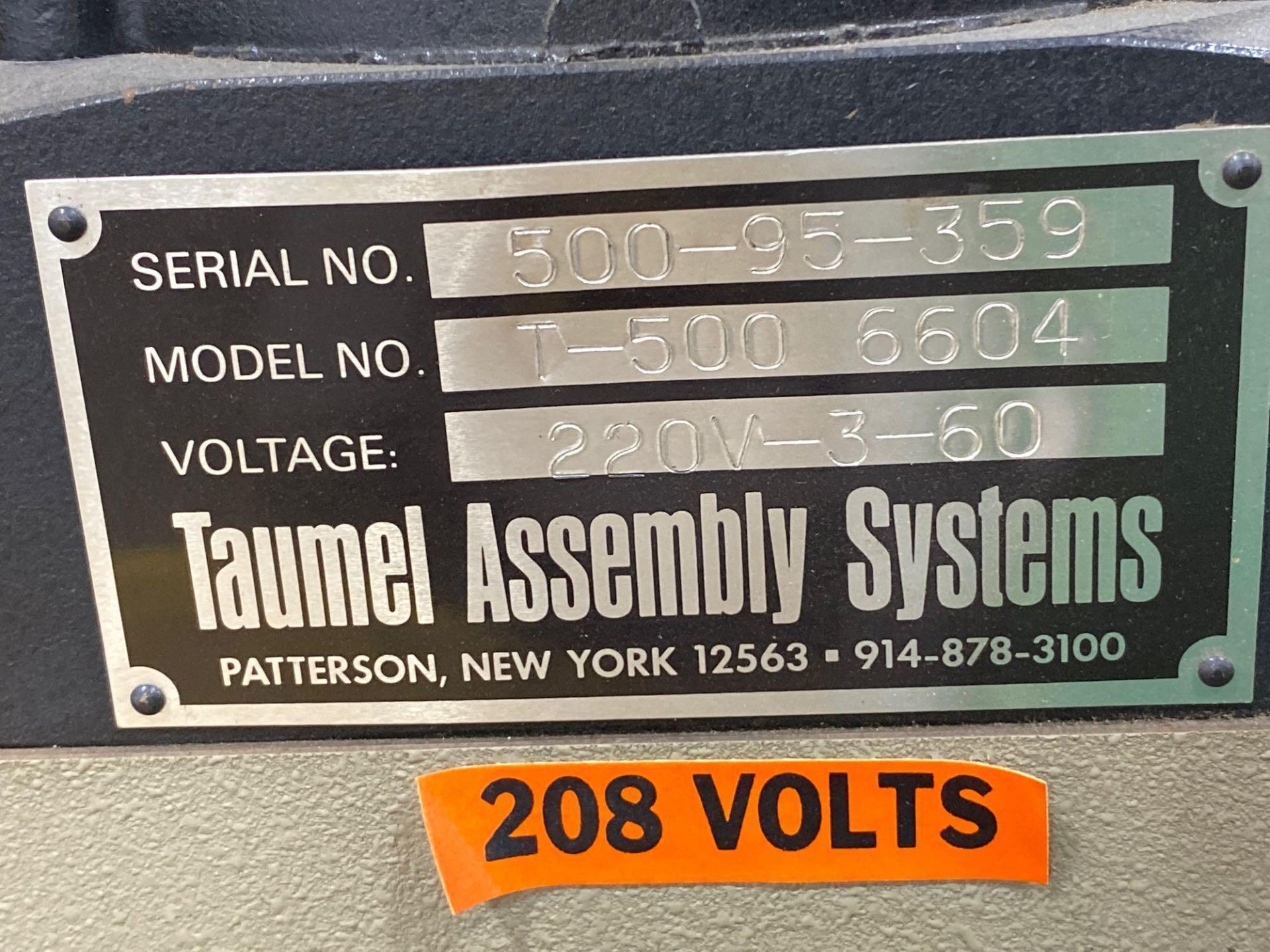 Taumel Assembly Systems Riveter - Image 4 of 10