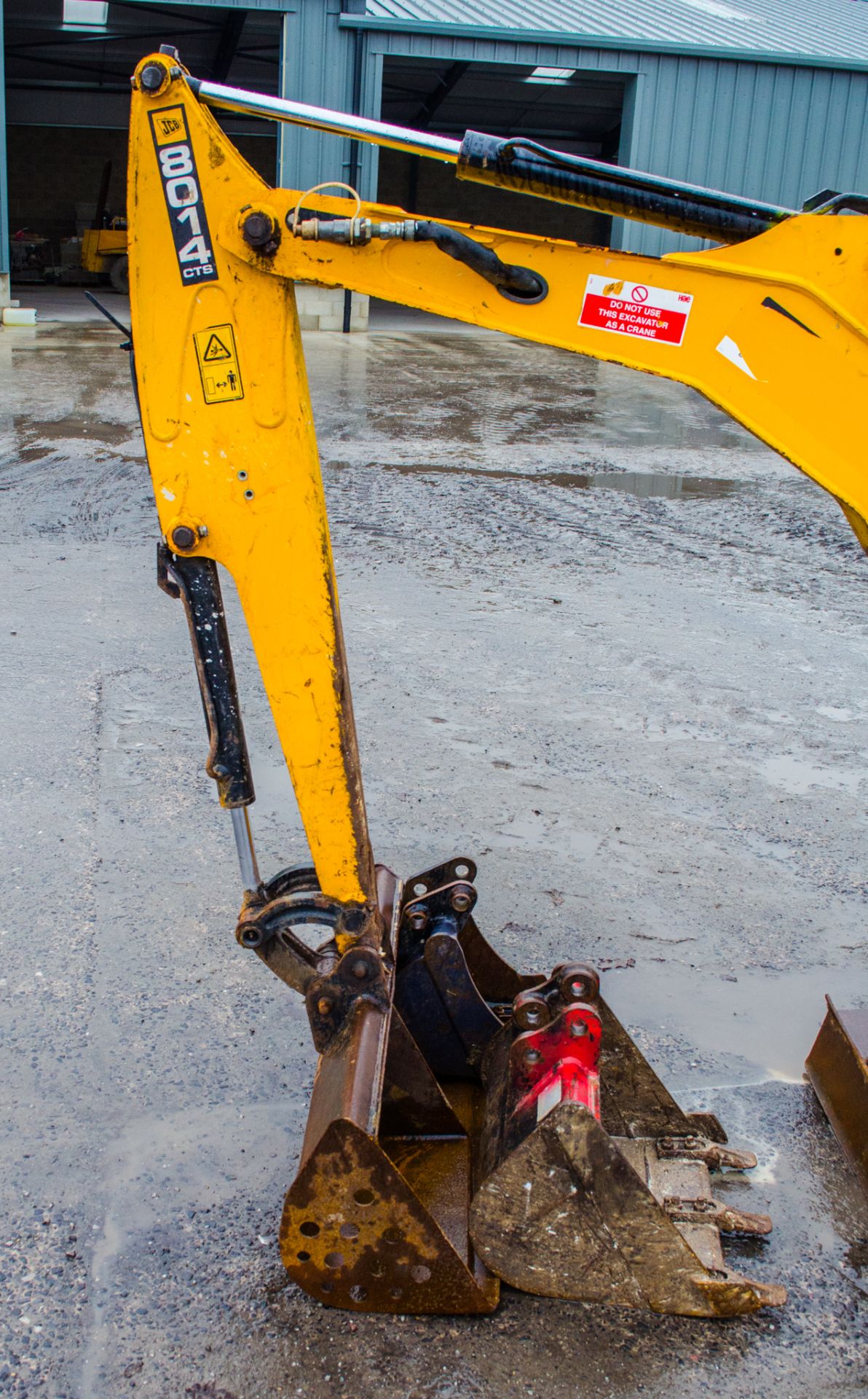 JCB 8014 CTS 1.5 tonne rubber tracked excavator  Year: 2014 S/N: 2070490 Recorded Hours; 2264 Piped, - Image 12 of 17