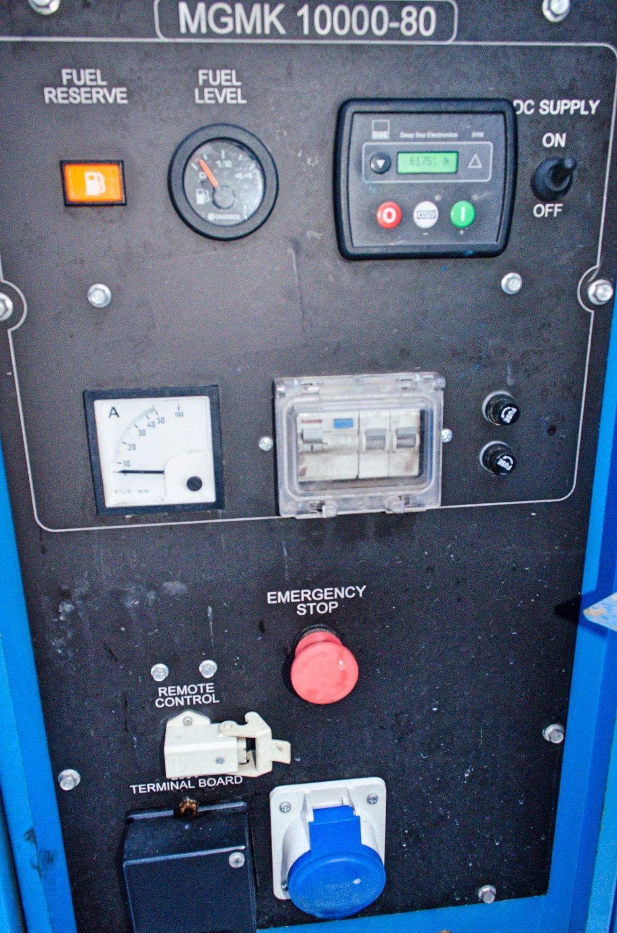 Genset MGMK 10000 10 kva static diesel driven generator Recorded Hours: 6175 MS5047 - Image 5 of 5