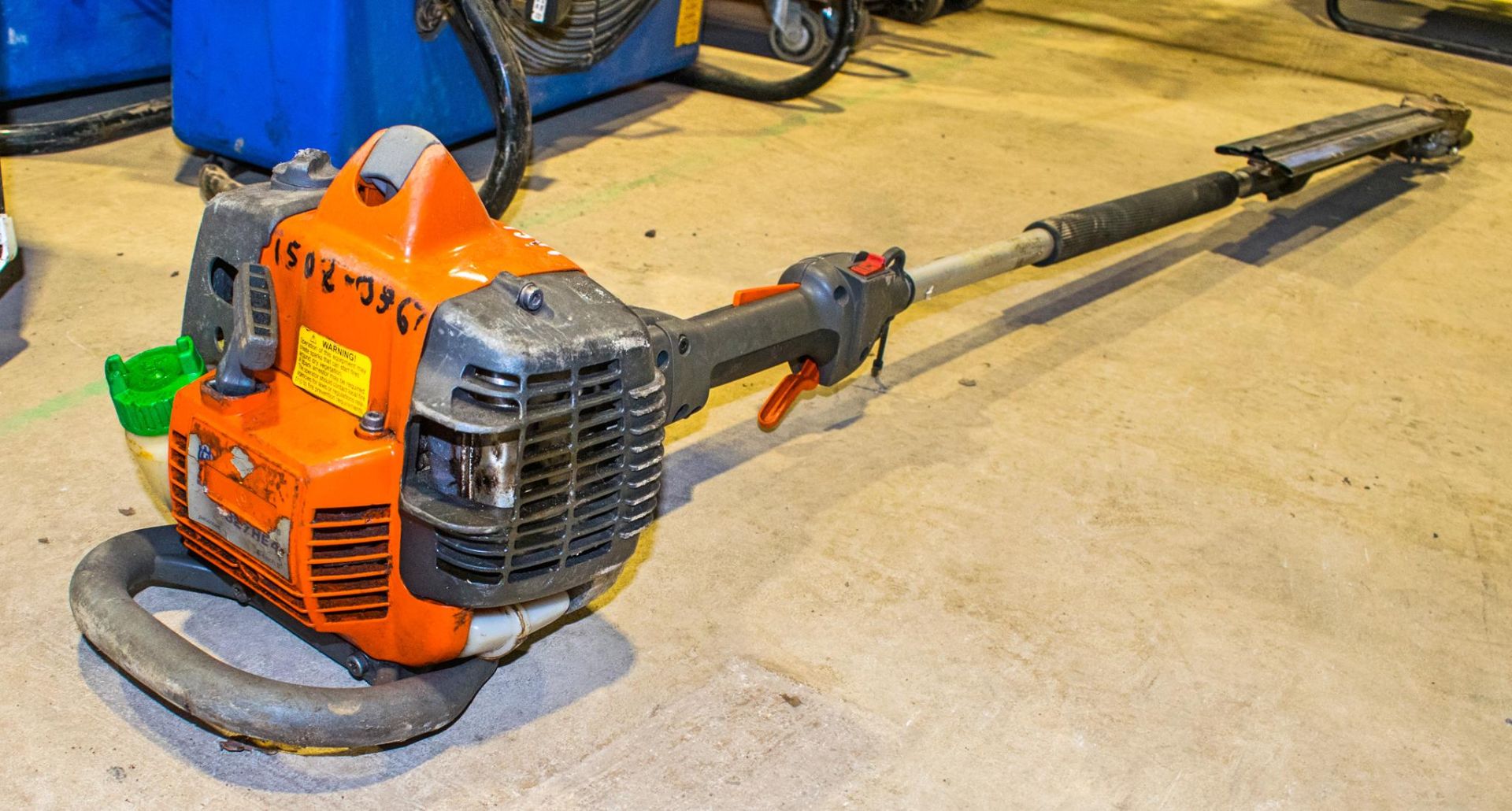 Husqvarna 327HE4 petrol driven long reach hedge trimmer