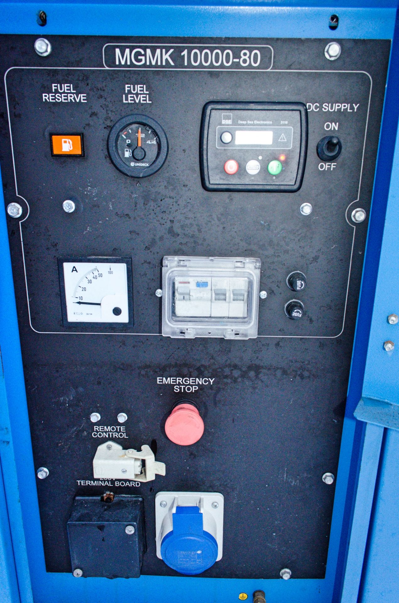 Genset MGMK 10000 10 kva static diesel driven generator Recorded Hours: 1547 MS5052 - Image 5 of 5