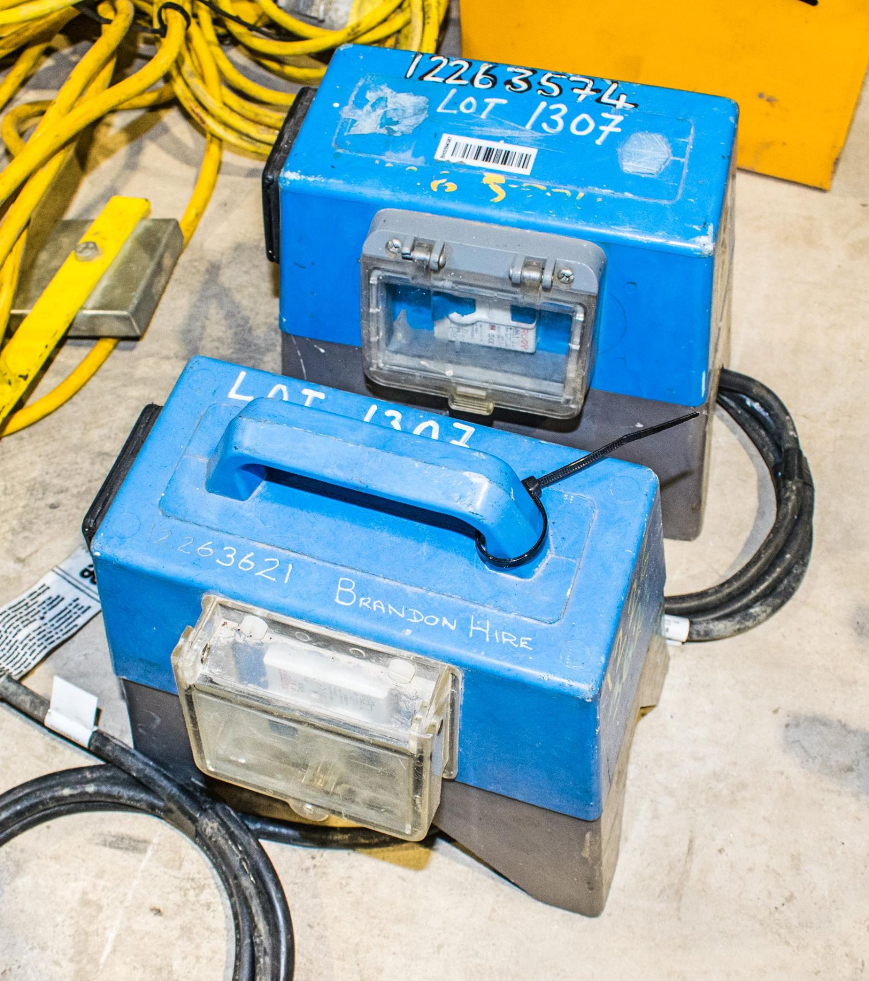 2 - 240v RCD units