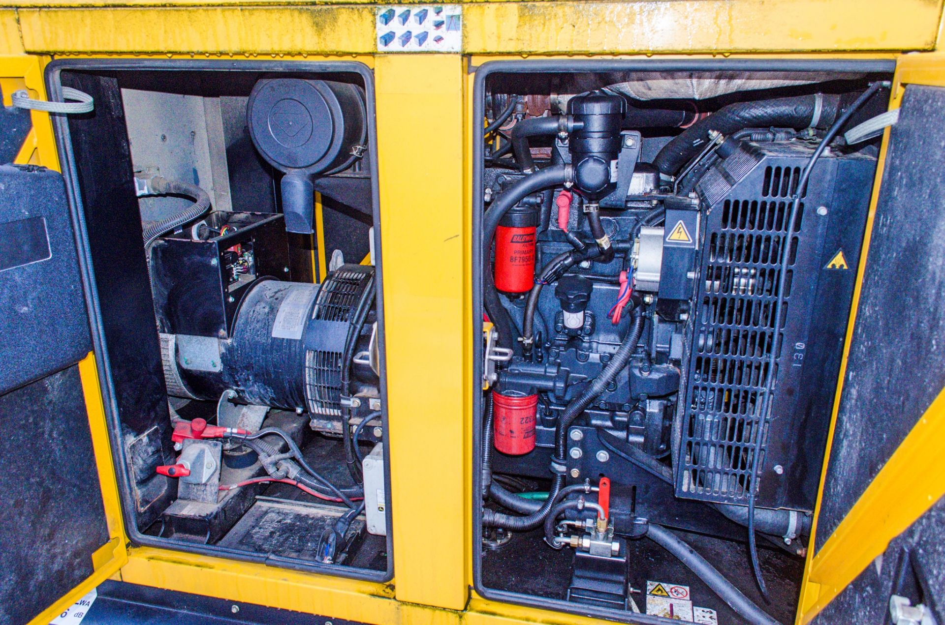 SDMO R66 60 kva static diesel driven generator Year: 2015 S/N: 4160 Recorded Hours: 6706 - Image 4 of 5