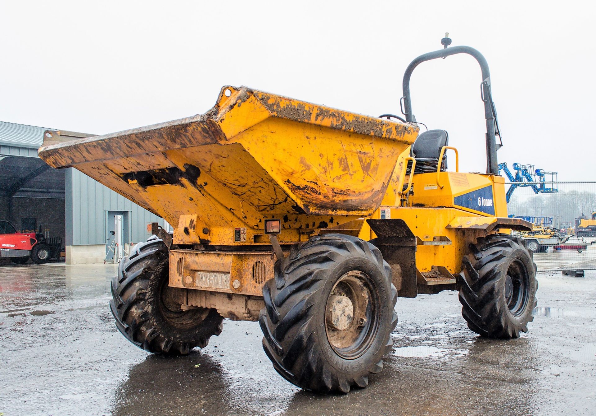 Thwaites 6 tonne swivel skip dumper Year: 2011 S/N: 500332 Recorded Hours: 1830 5010255