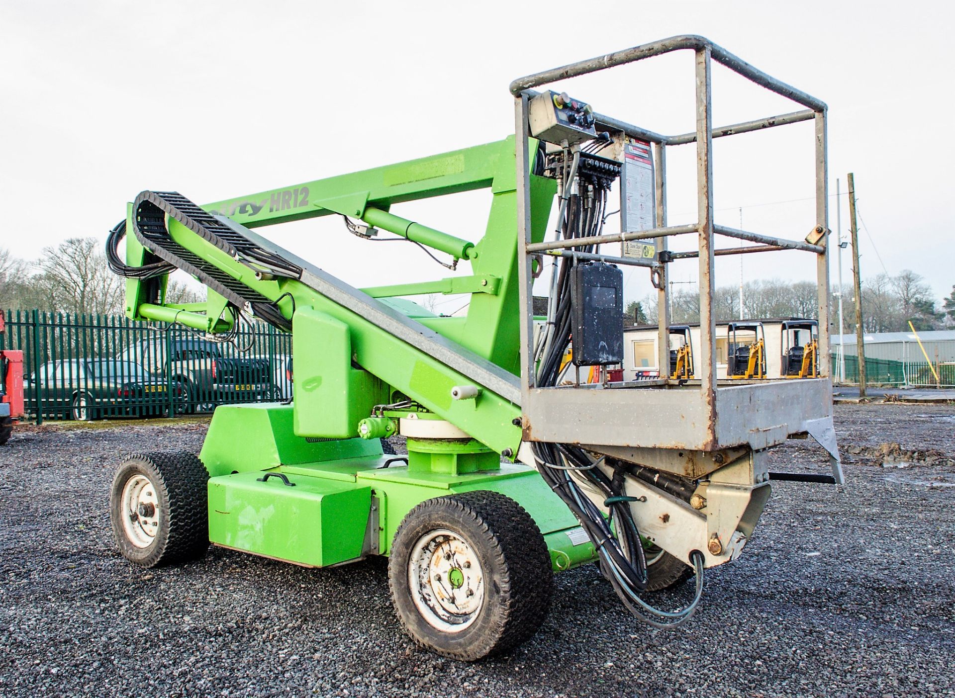 Nifty HR12 battery electric/diesel articulated boom lift access platform Year: 2007 S/N: 16530 SHC - Image 2 of 18