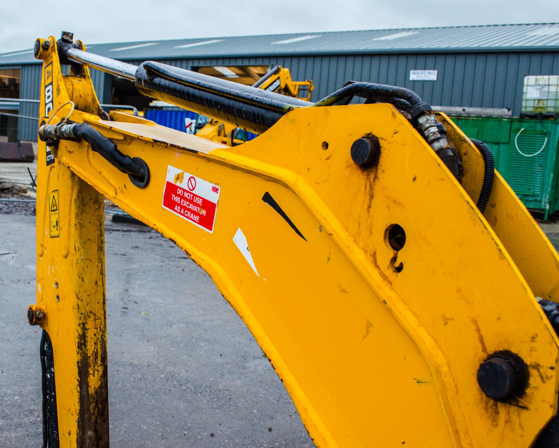 JCB 8014 CTS 1.5 tonne rubber tracked excavator  Year: 2014 S/N: 2070490 Recorded Hours; 2264 Piped, - Image 11 of 17