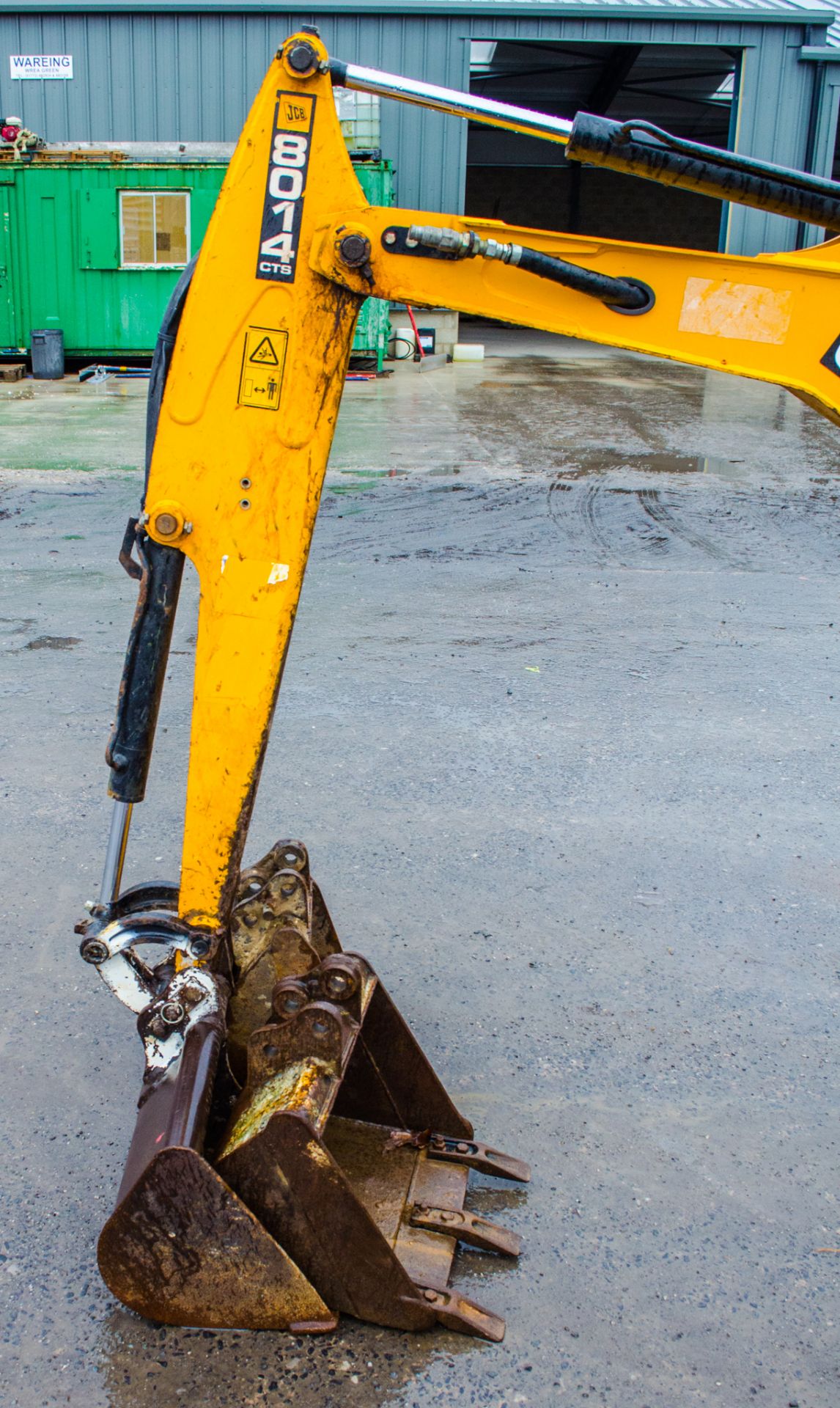 JCB 8014 CTS 1.5 tonne rubber tracked excavator  Year: 2014 S/N: 2070513 Recorded Hours: 2055 Piped, - Image 12 of 18