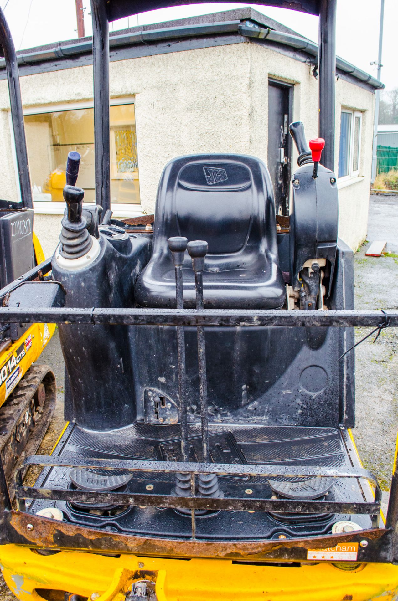 JCB 8014 CTS 1.5 tonne rubber tracked excavator  Year: 2014 S/N: 2070513 Recorded Hours: 2055 Piped, - Image 16 of 18