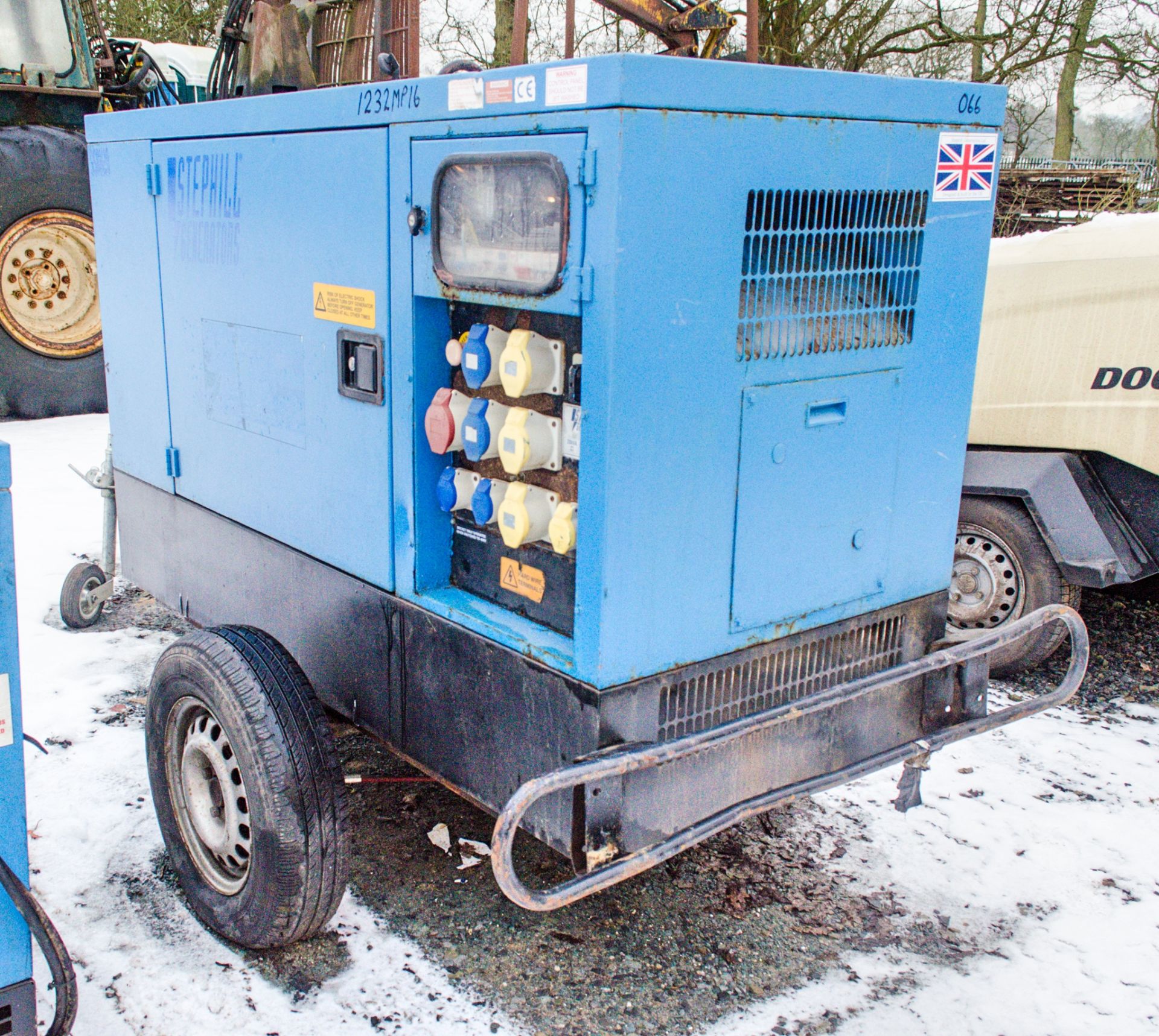 Stephill SSDK20 20 kva fast tow diesel driven generator Recorded Hours: 4342 1232MP16 VPD - Image 2 of 5