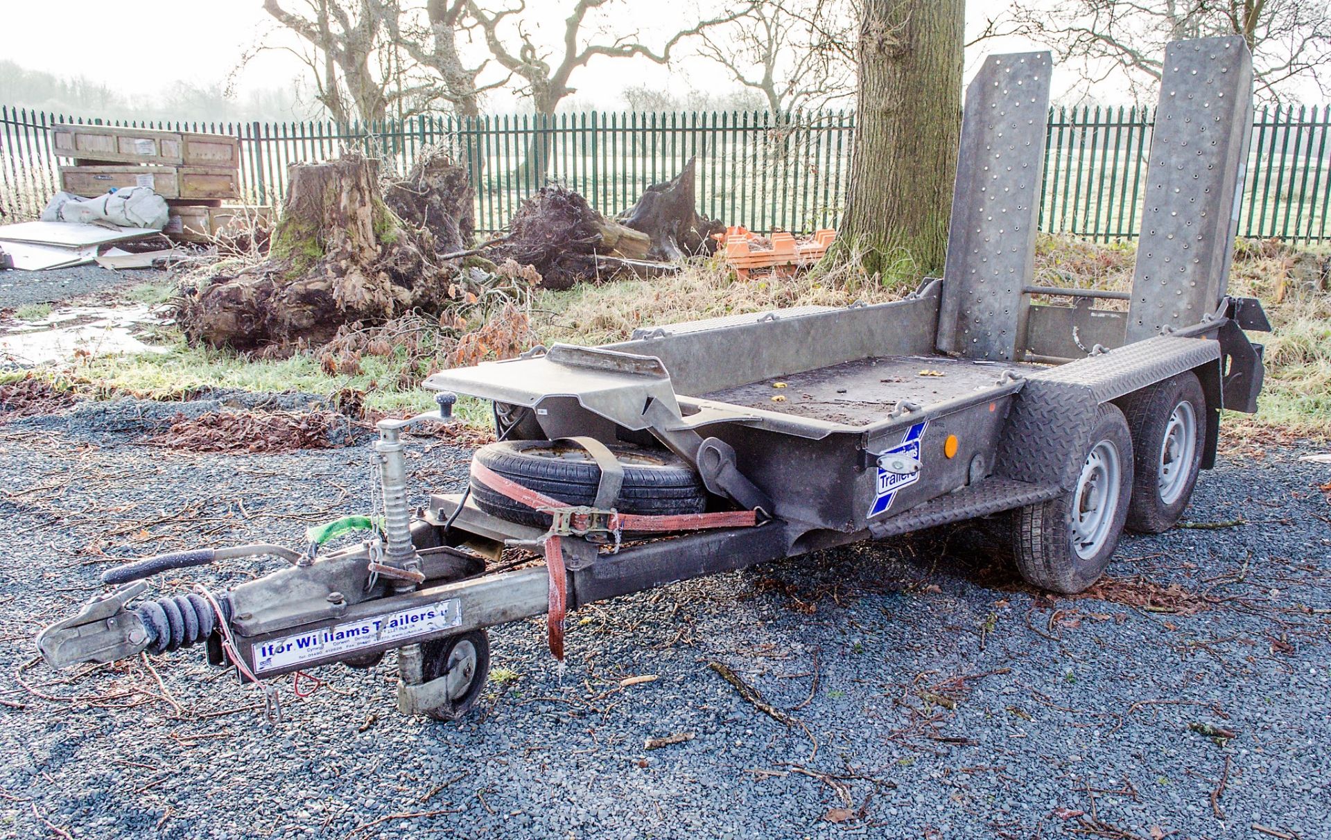 Ifor Williams 8ft x 4ft tandem axle plant trailer 22130227