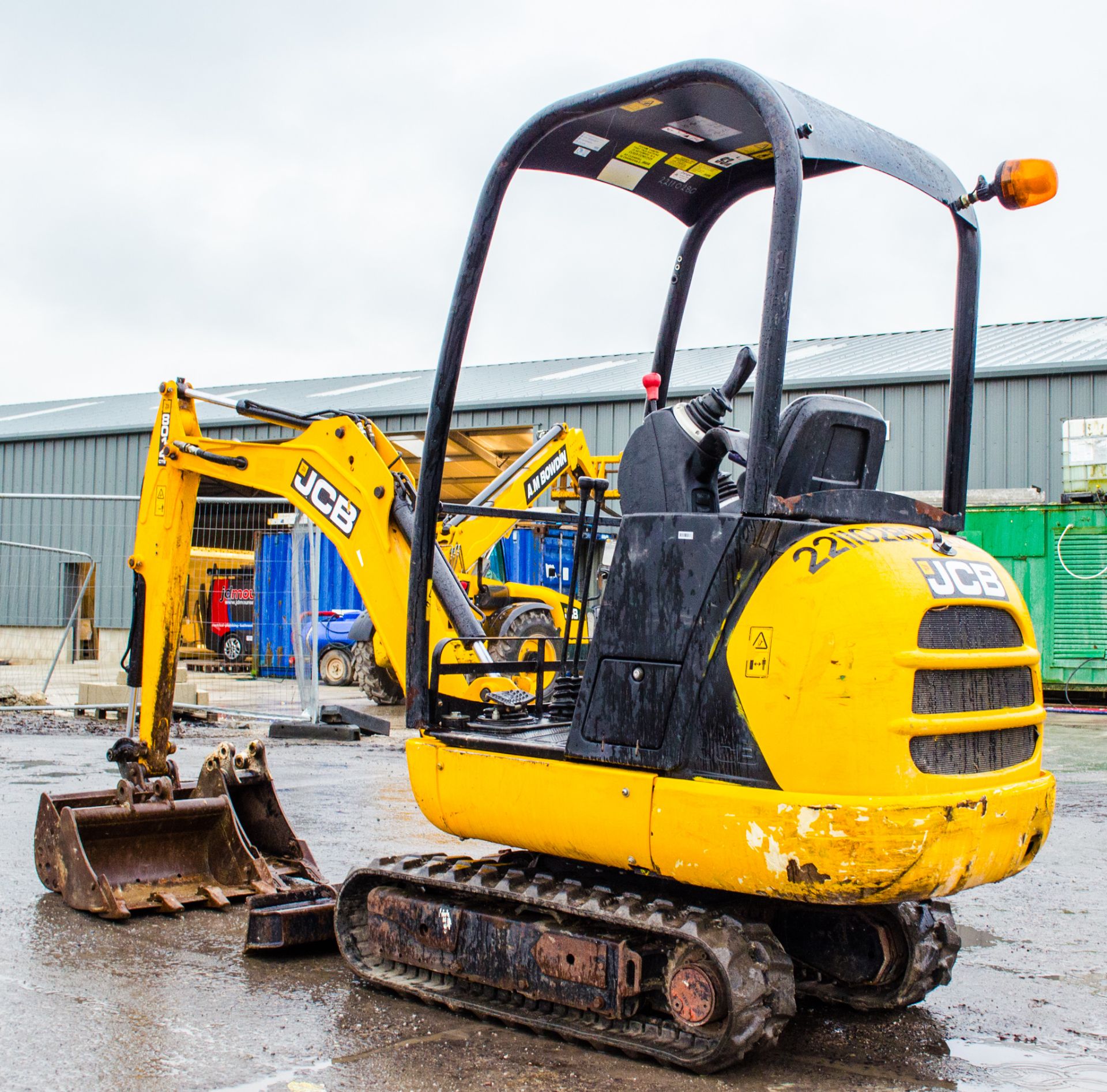 JCB 8014 CTS 1.5 tonne rubber tracked excavator  Year: 2014 S/N: 2070436 Recorded Hours: 1467 Piped, - Image 4 of 17