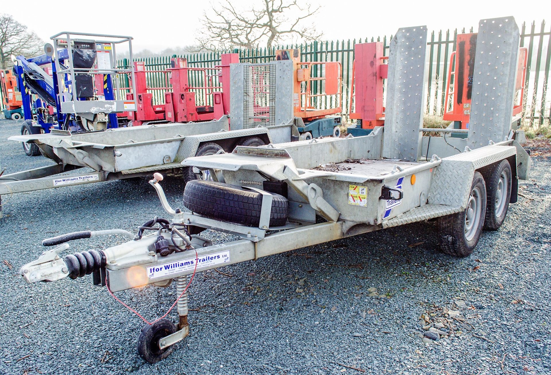 Ifor Williams 8ft x 4ft tandem axle plant trailer 22130250