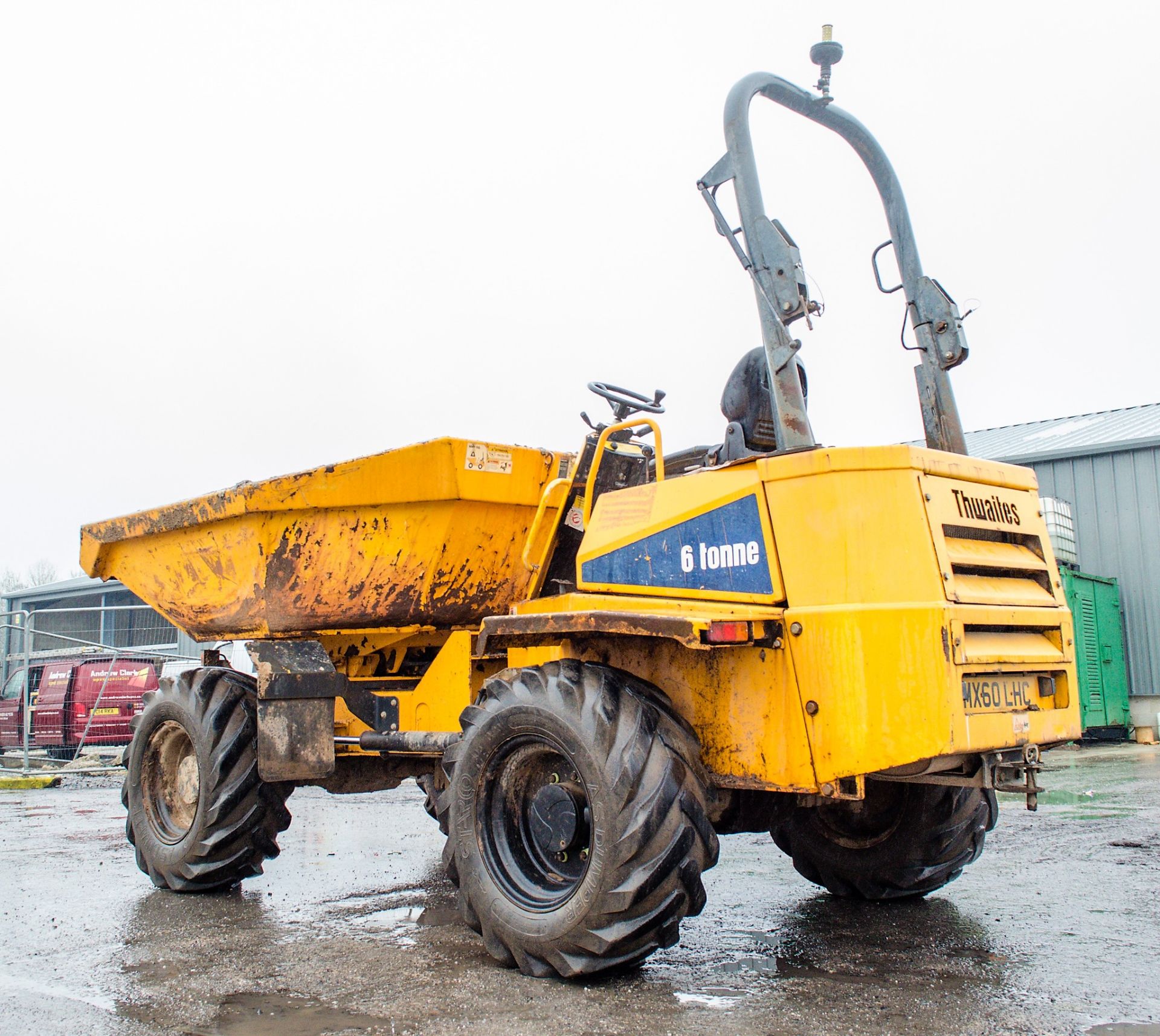 Thwaites 6 tonne swivel skip dumper Year: 2011 S/N: 500332 Recorded Hours: 1830 5010255 - Image 4 of 20