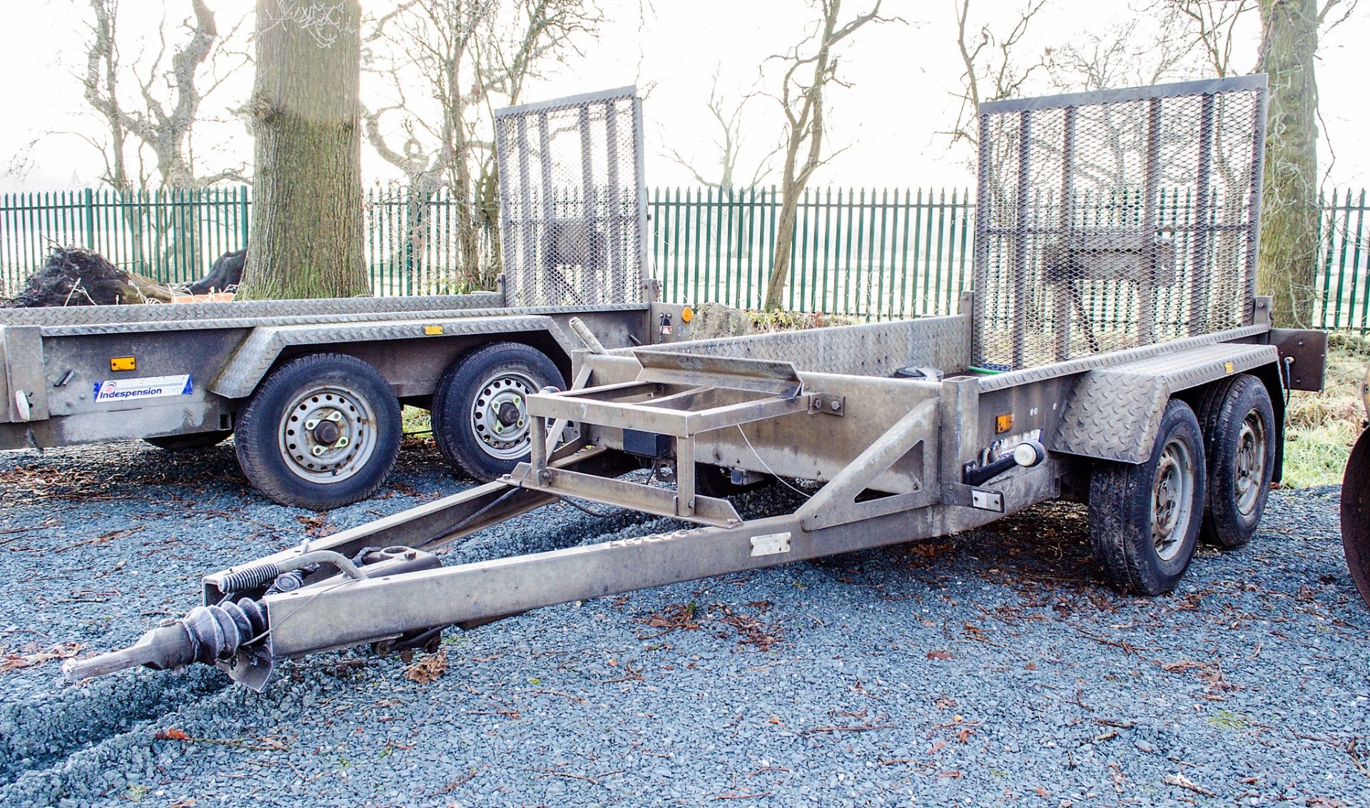 Indespension 8ft x 4ft tandem axle plant trailer A629258