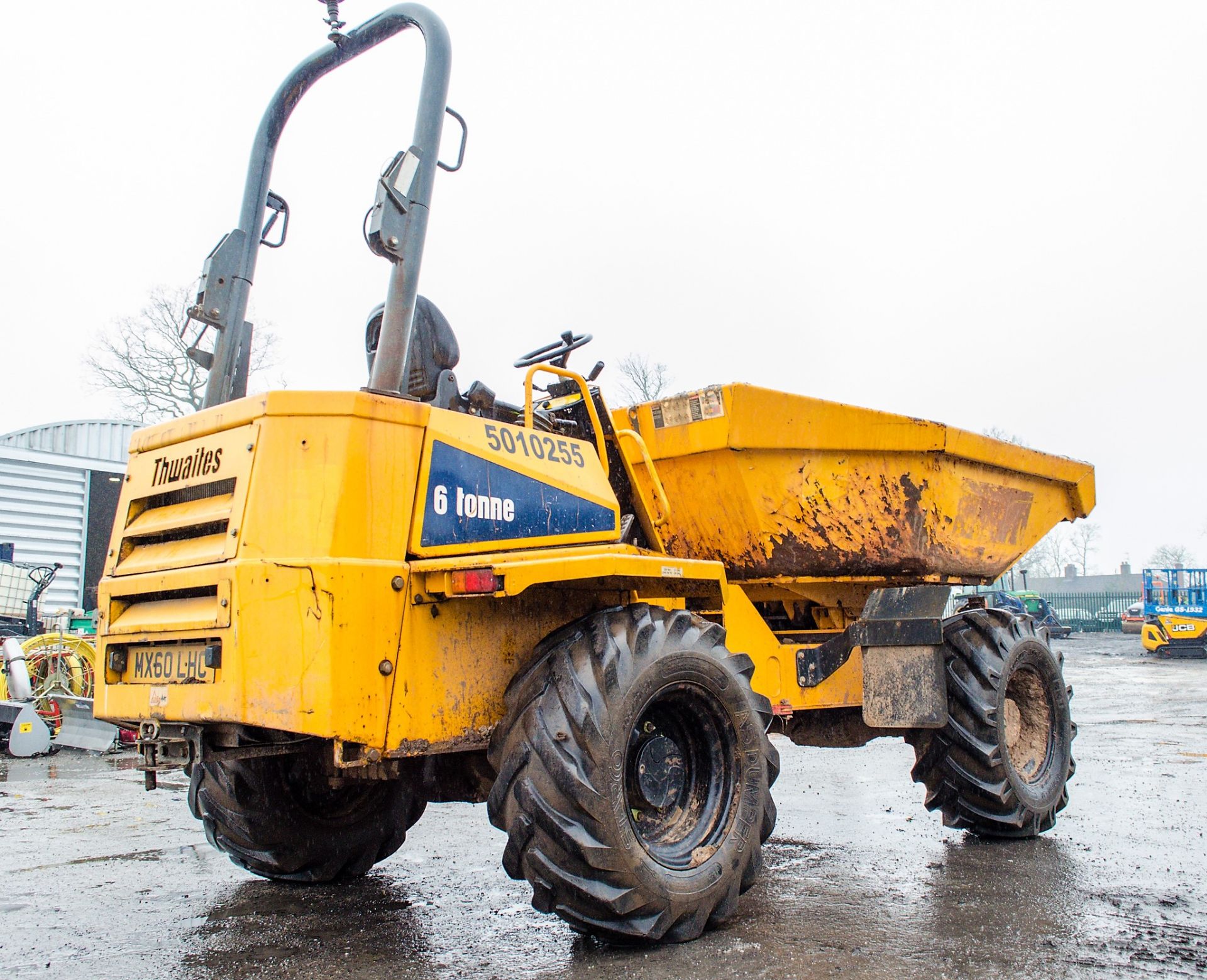 Thwaites 6 tonne swivel skip dumper Year: 2011 S/N: 500332 Recorded Hours: 1830 5010255 - Image 3 of 20