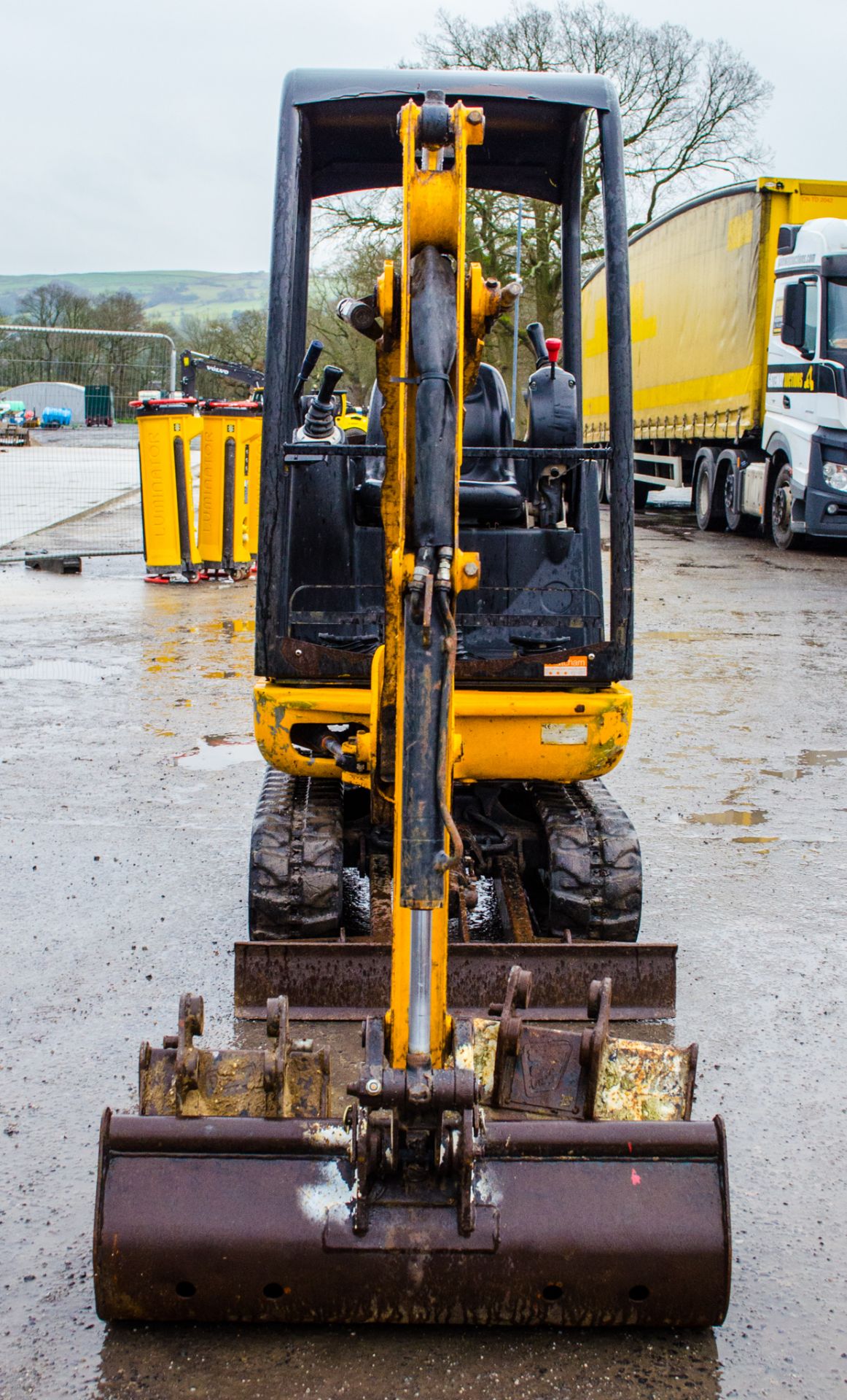 JCB 8014 CTS 1.5 tonne rubber tracked excavator  Year: 2014 S/N: 2070513 Recorded Hours: 2055 Piped, - Image 5 of 18