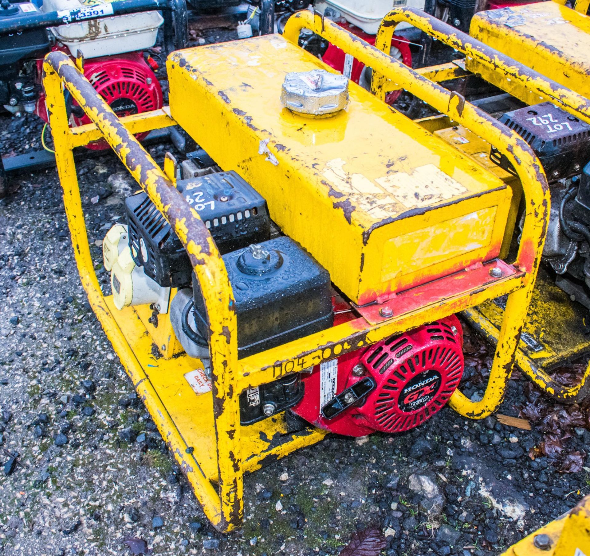 110v 3 kva petrol driven generator