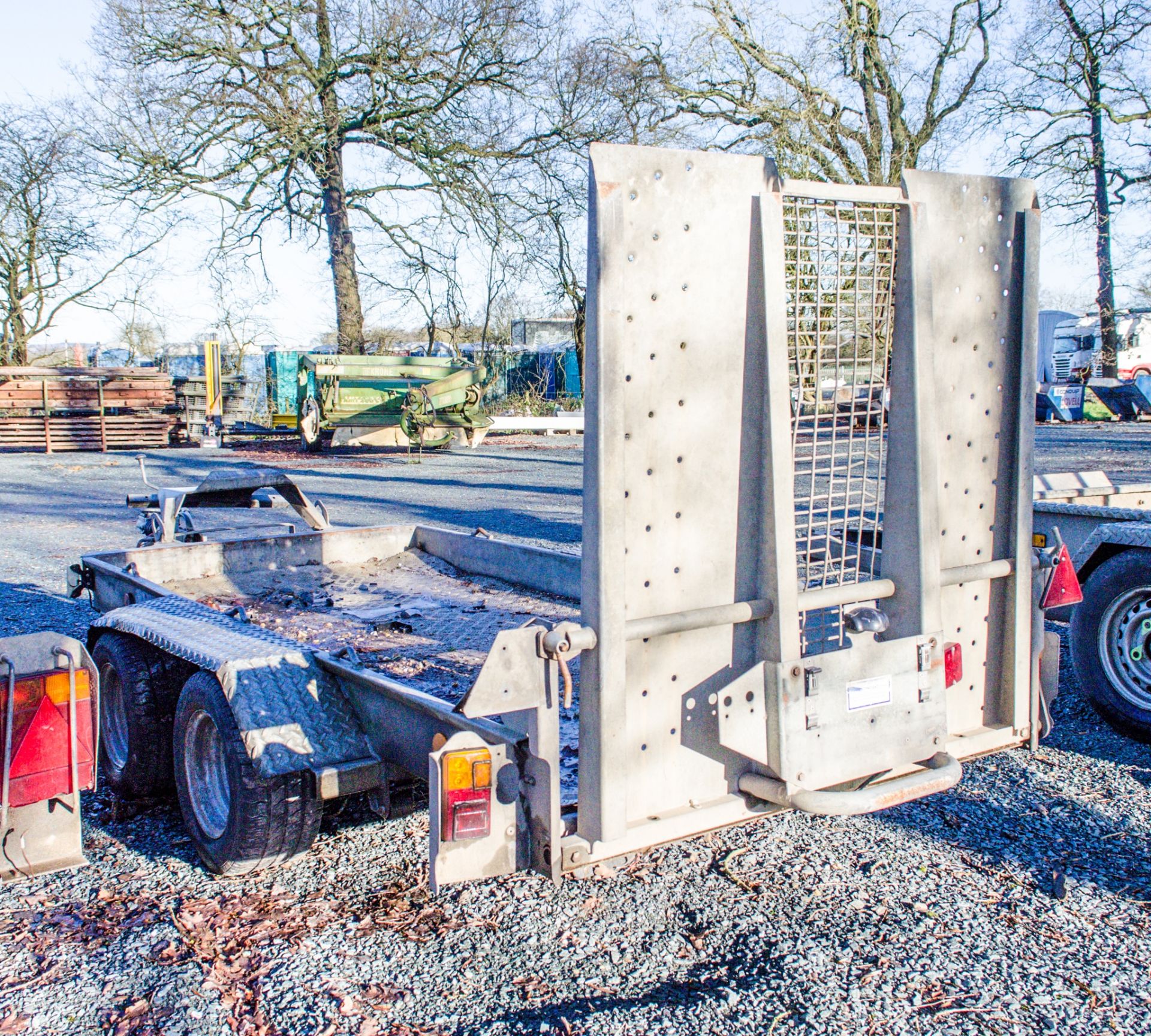 Ifor Williams GH94 9ft x 4ft tandem axle plant trailer 22130186 - Image 2 of 3