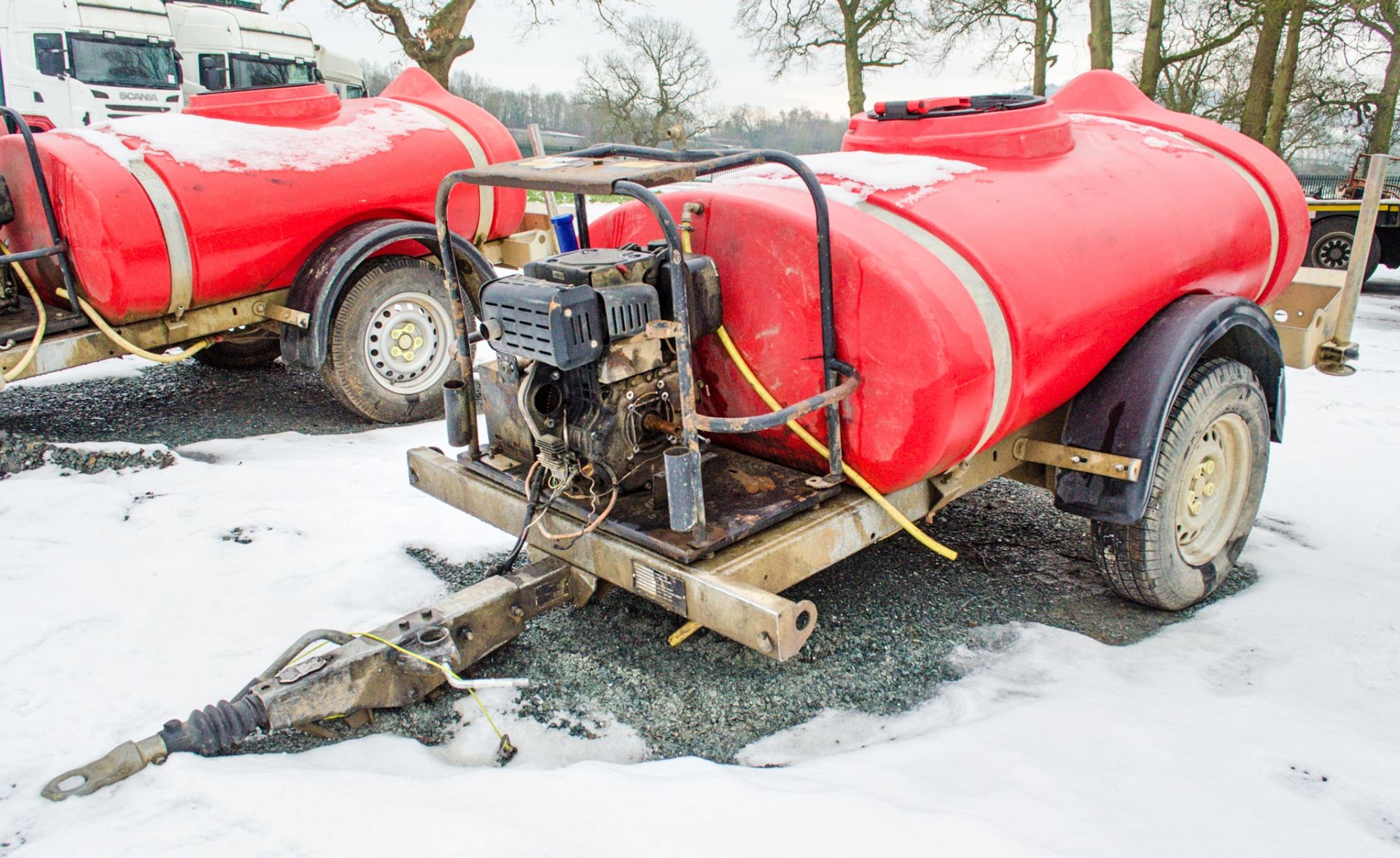 Trailer Engineering diesel driven fast tow pressure washer bowser PF00571 VPD ** Parts missing **