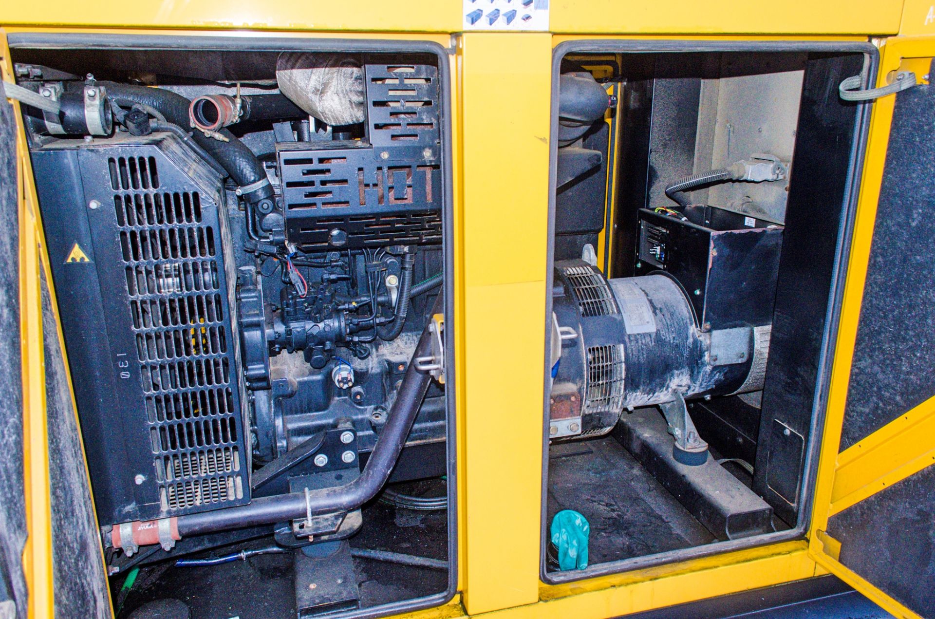SDMO R66 60 kva static diesel driven generator Year: 2015 S/N: 4160 Recorded Hours: 6706 - Image 3 of 5