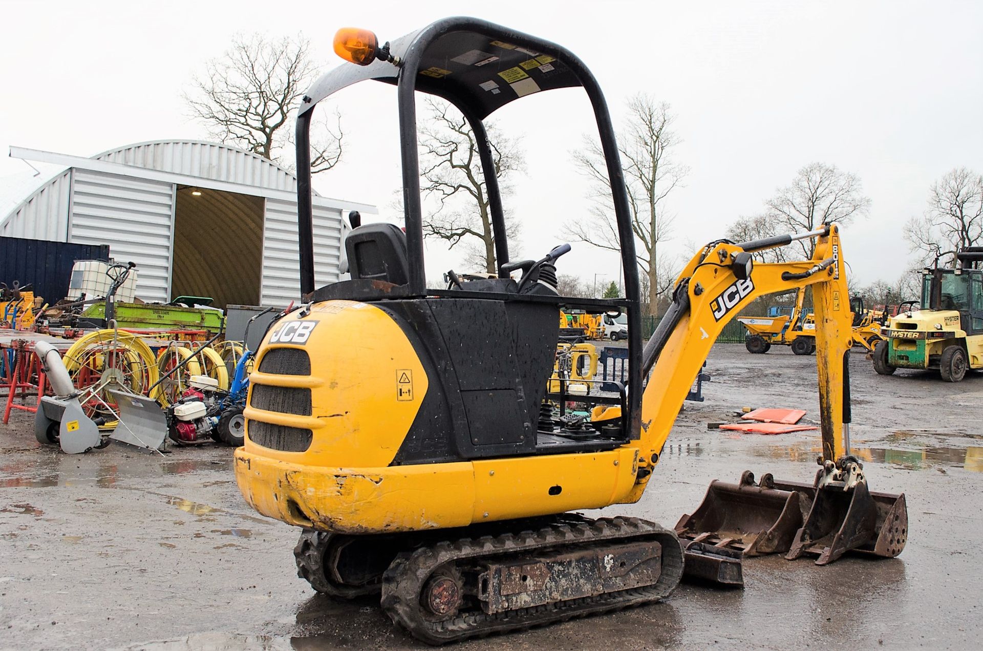 JCB 8014 CTS 1.5 tonne rubber tracked excavator  Year: 2014 S/N: 2070436 Recorded Hours: 1467 Piped, - Image 3 of 17