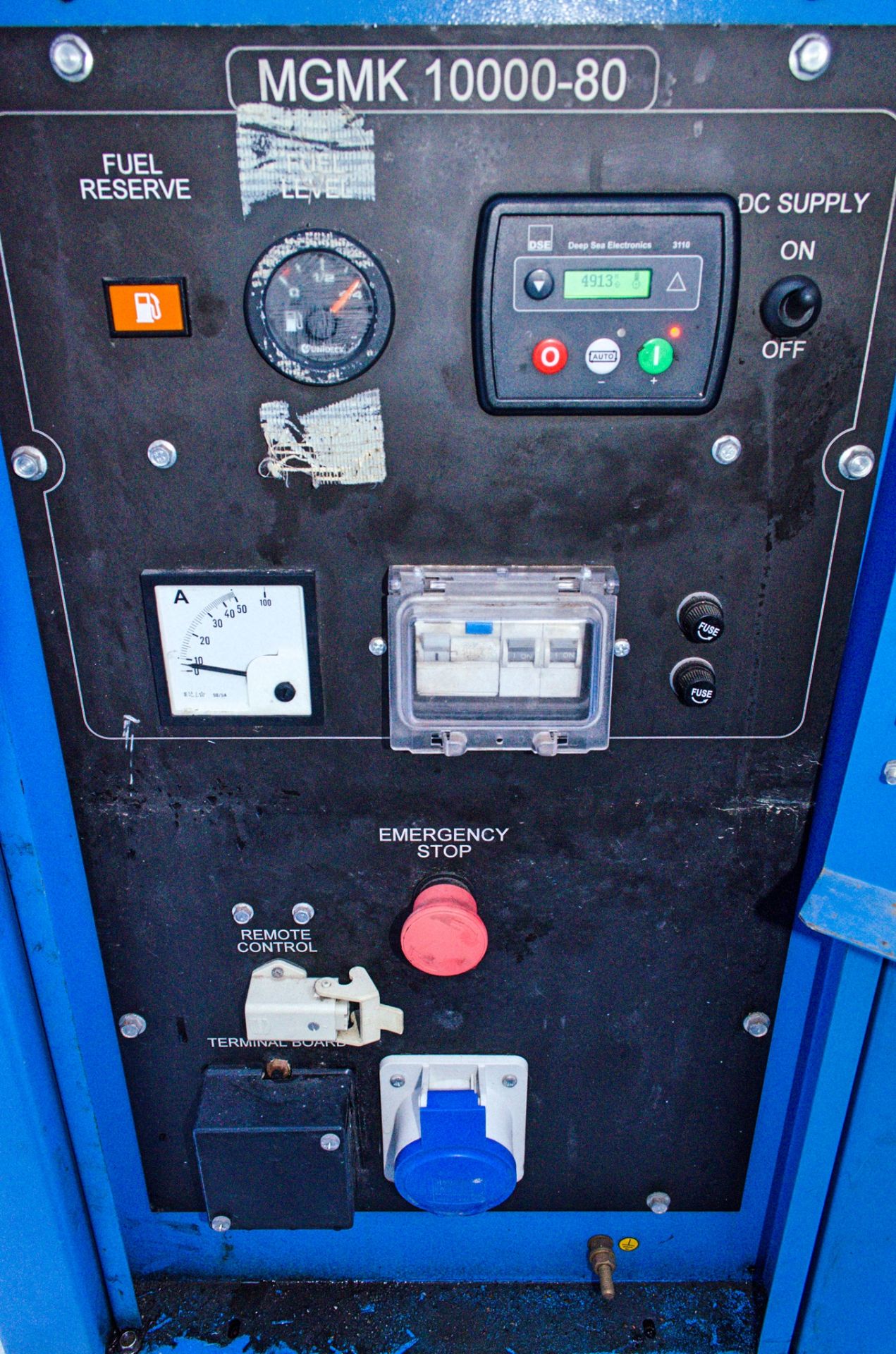 Genset MGMK 10000 10 kva static diesel driven generator Recorded Hours: 4913 MS5054 - Image 5 of 5