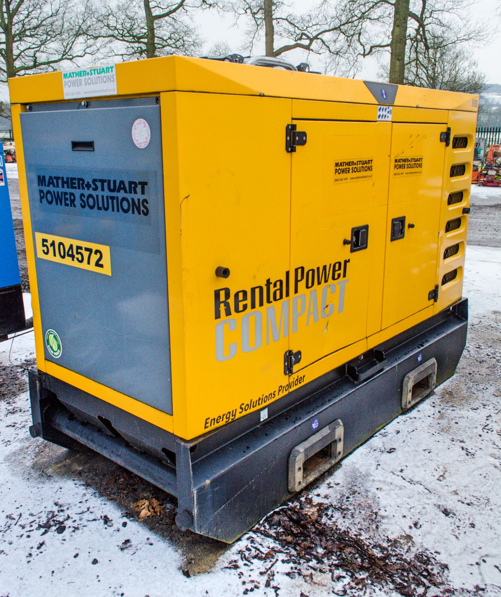 SDMO R66 60 kva static diesel driven generator Year: 2015 S/N: 4160 Recorded Hours: 6706 - Image 2 of 5
