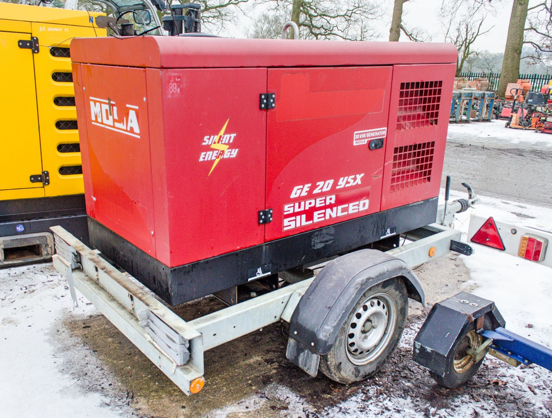 Mosa GE20 YSX 20 kva fast tow diesel driven generator Year: 2015 S/N: 37603 Recorded Hours: 6277 - Image 2 of 5