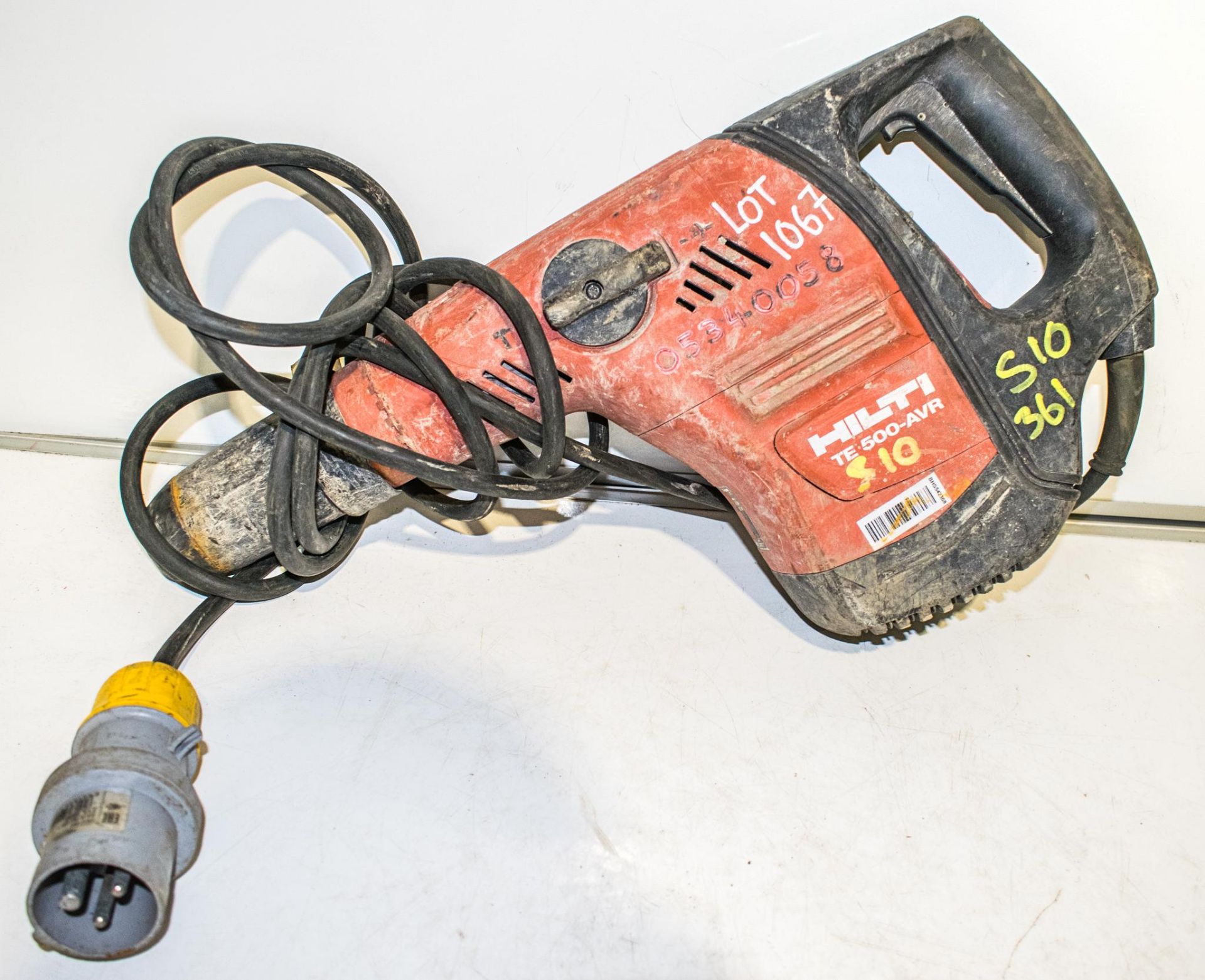 Hilti TE500-AVR 110v SDS rotary hammer drill