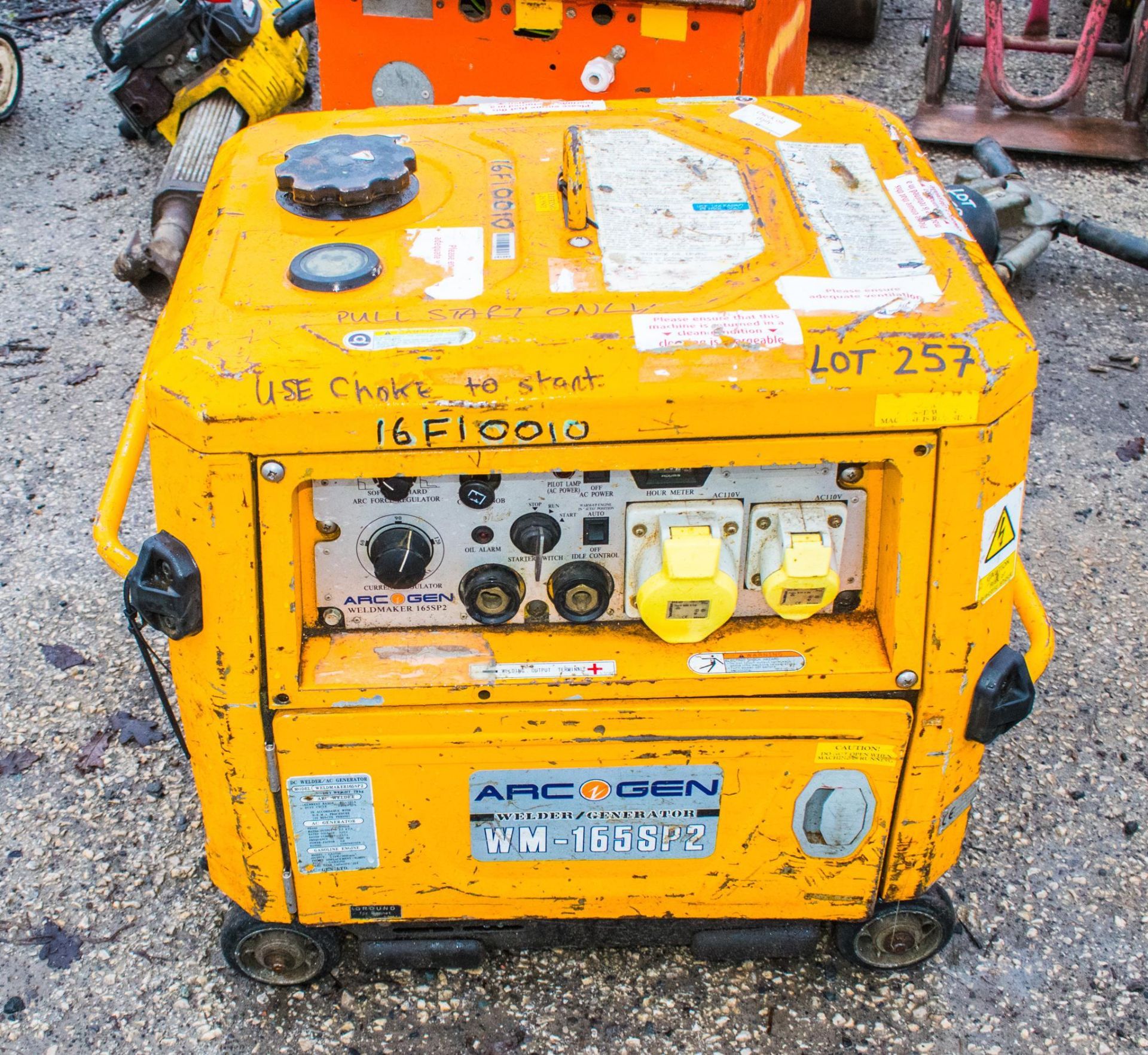 Arcgen petrol driven welder/generator