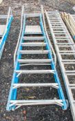 8 tread glass fibre framed step ladder