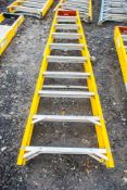 10 tread glass fibre framed step ladder