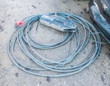 Liftin Gear wire rope hoist c/w rope